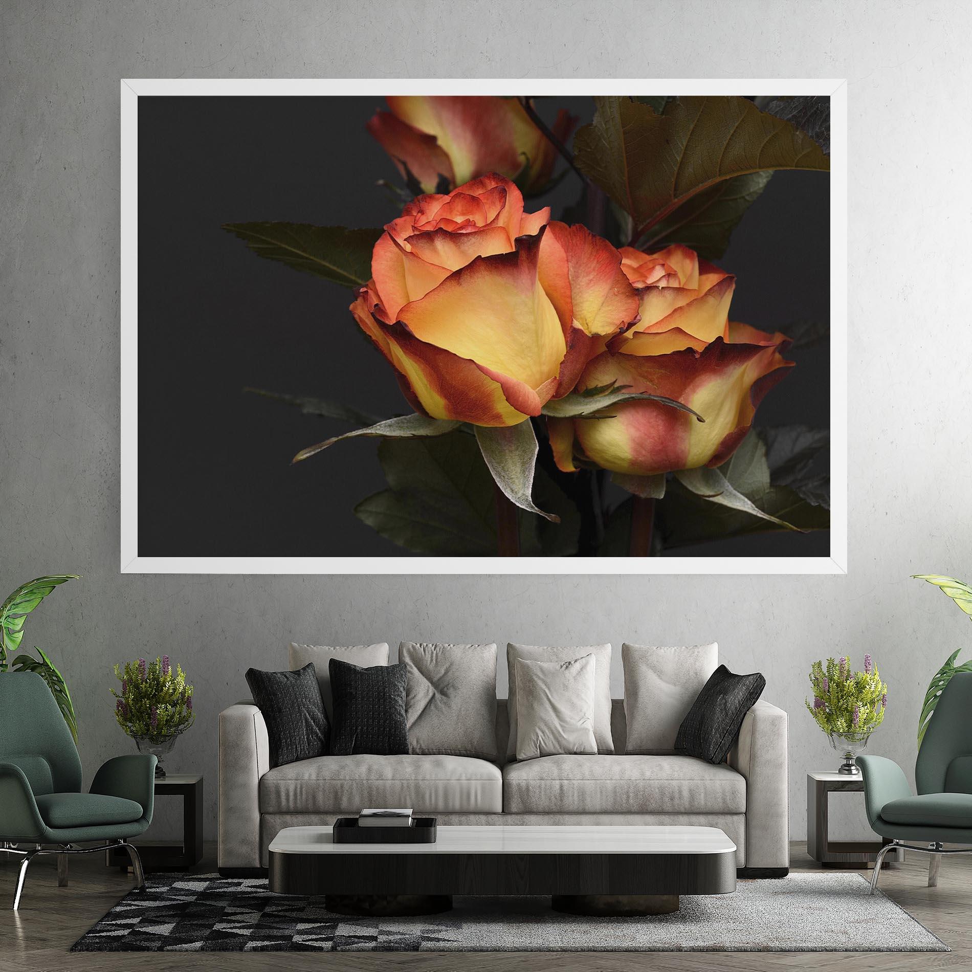 Tablou Canvas Orange Rose mockup 7