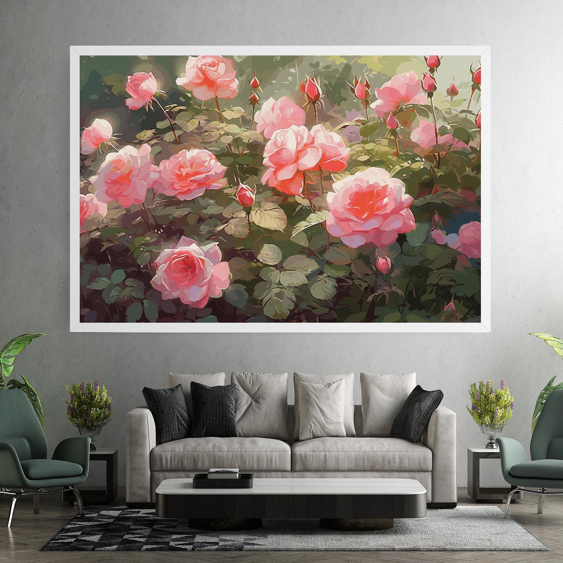 Tablou Canvas Wild Roses mockup 7