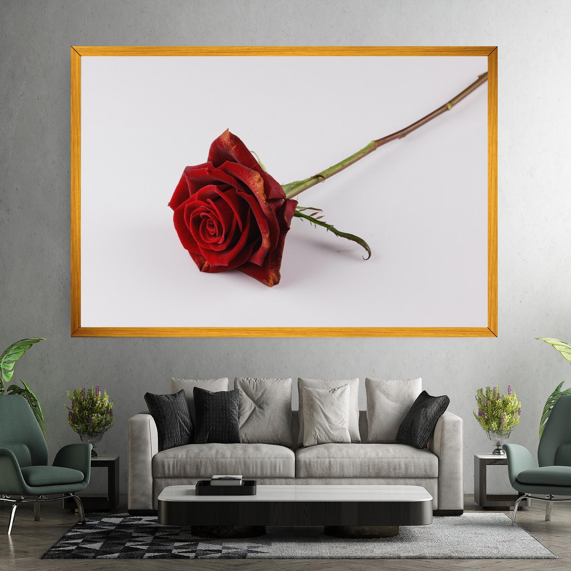 Tablou Canvas Lonely Rose mockup 7