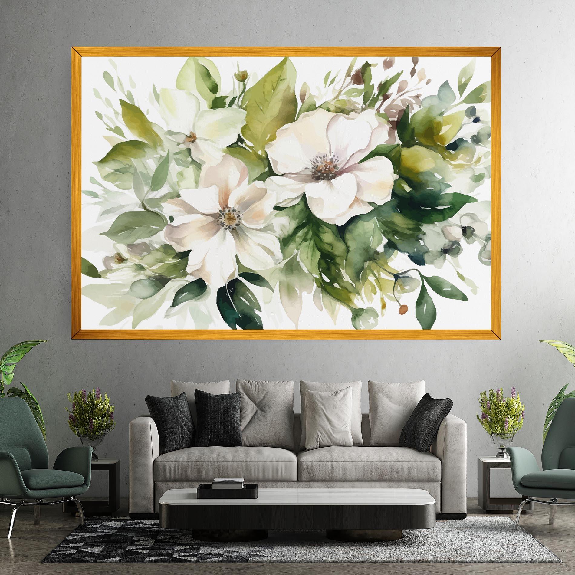 Tablou Canvas Opened Rose mockup 7