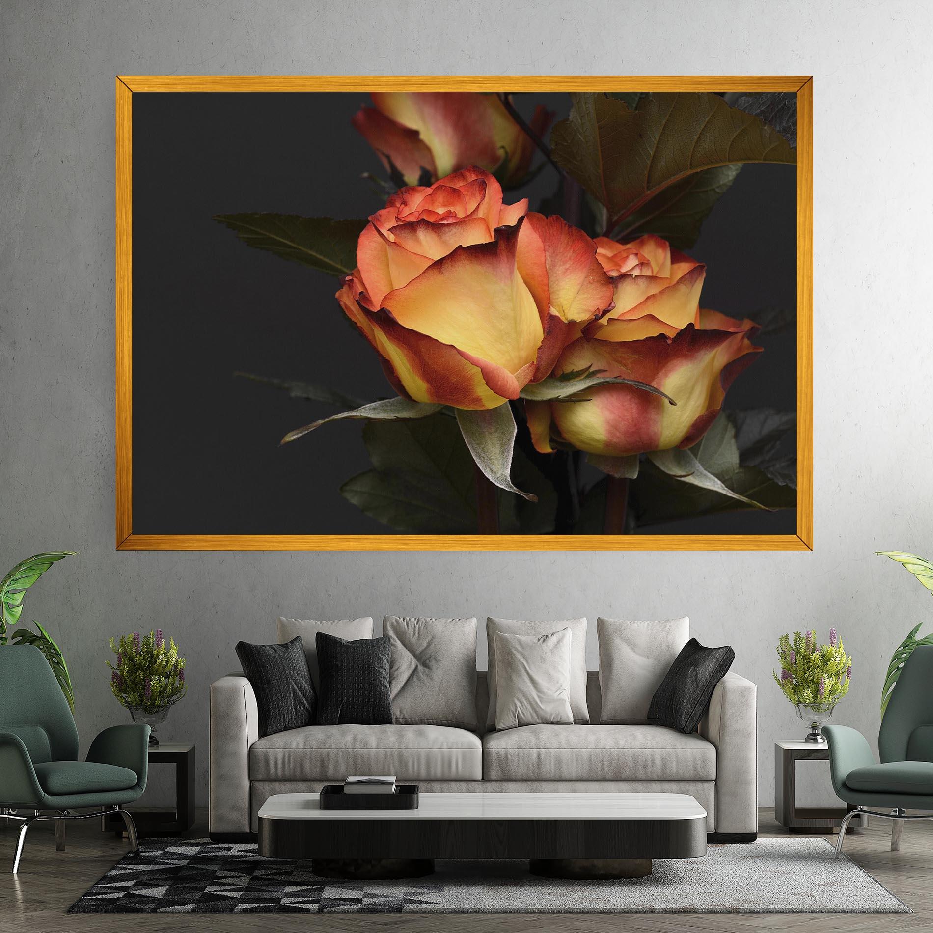 Tablou Canvas Orange Rose mockup 7