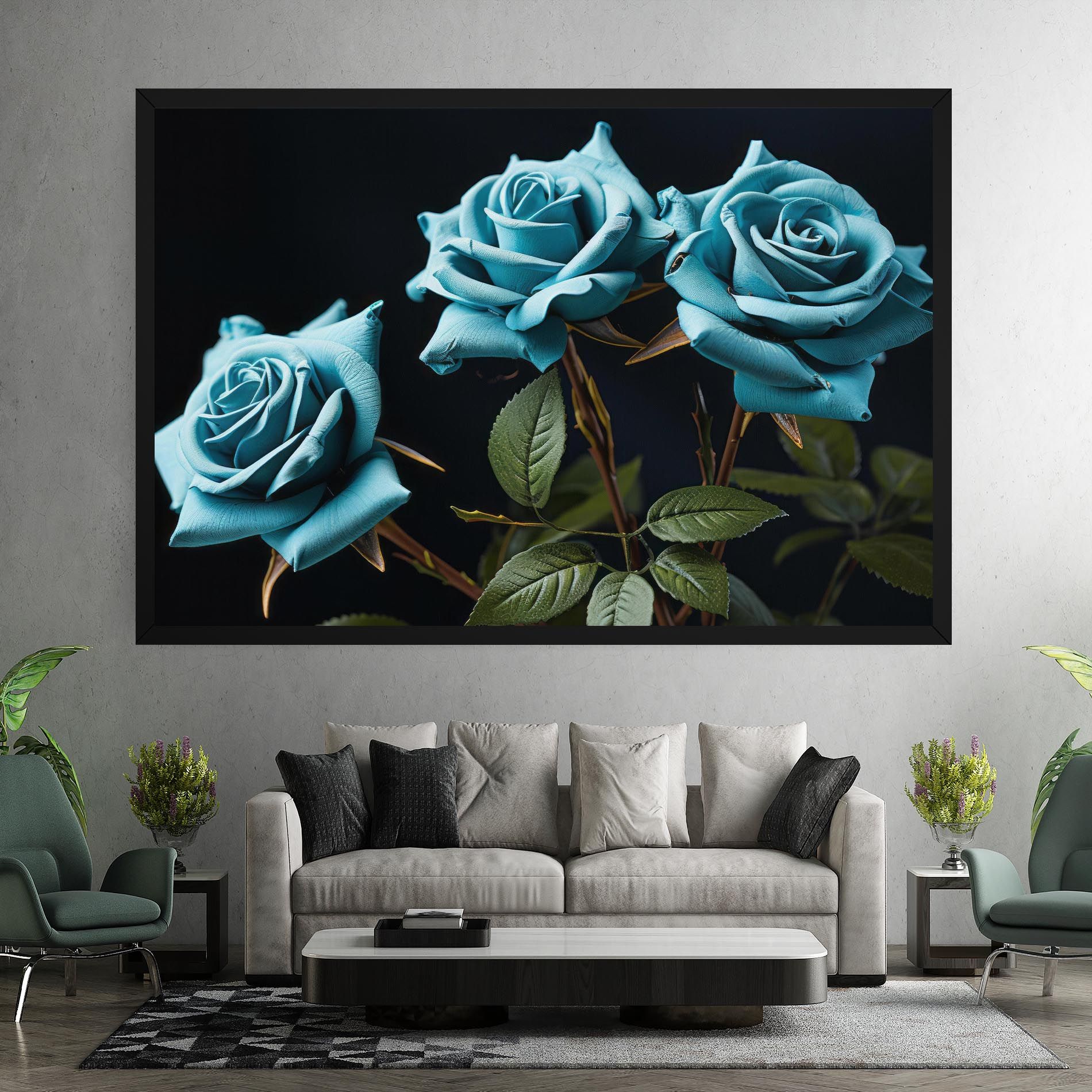 Blue Roses mockup 7