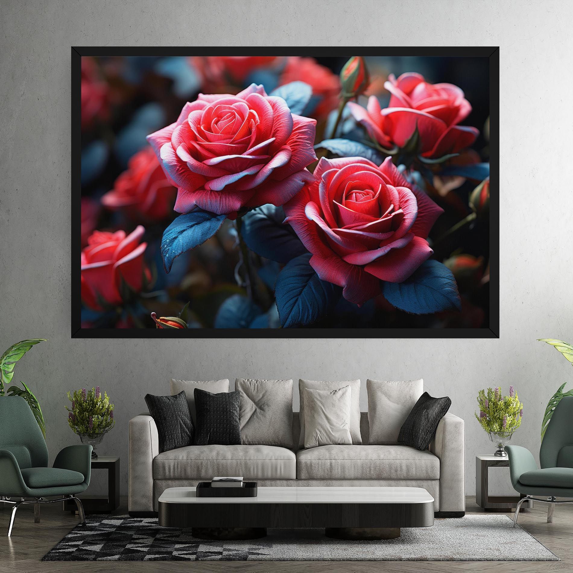 Dark Pink Rose mockup 7