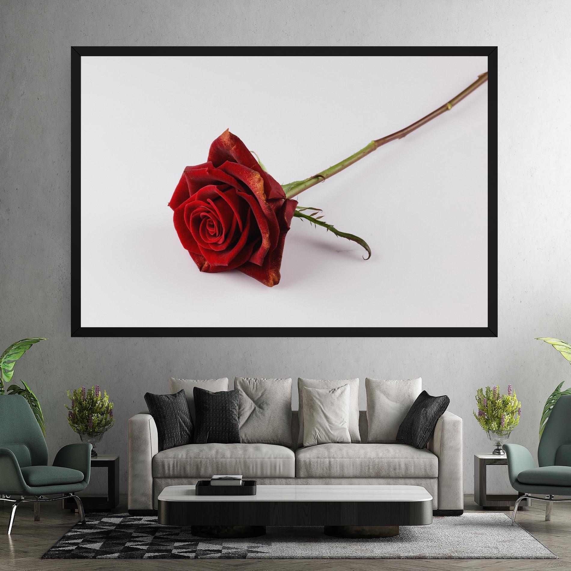 Tablou Canvas Lonely Rose mockup 7