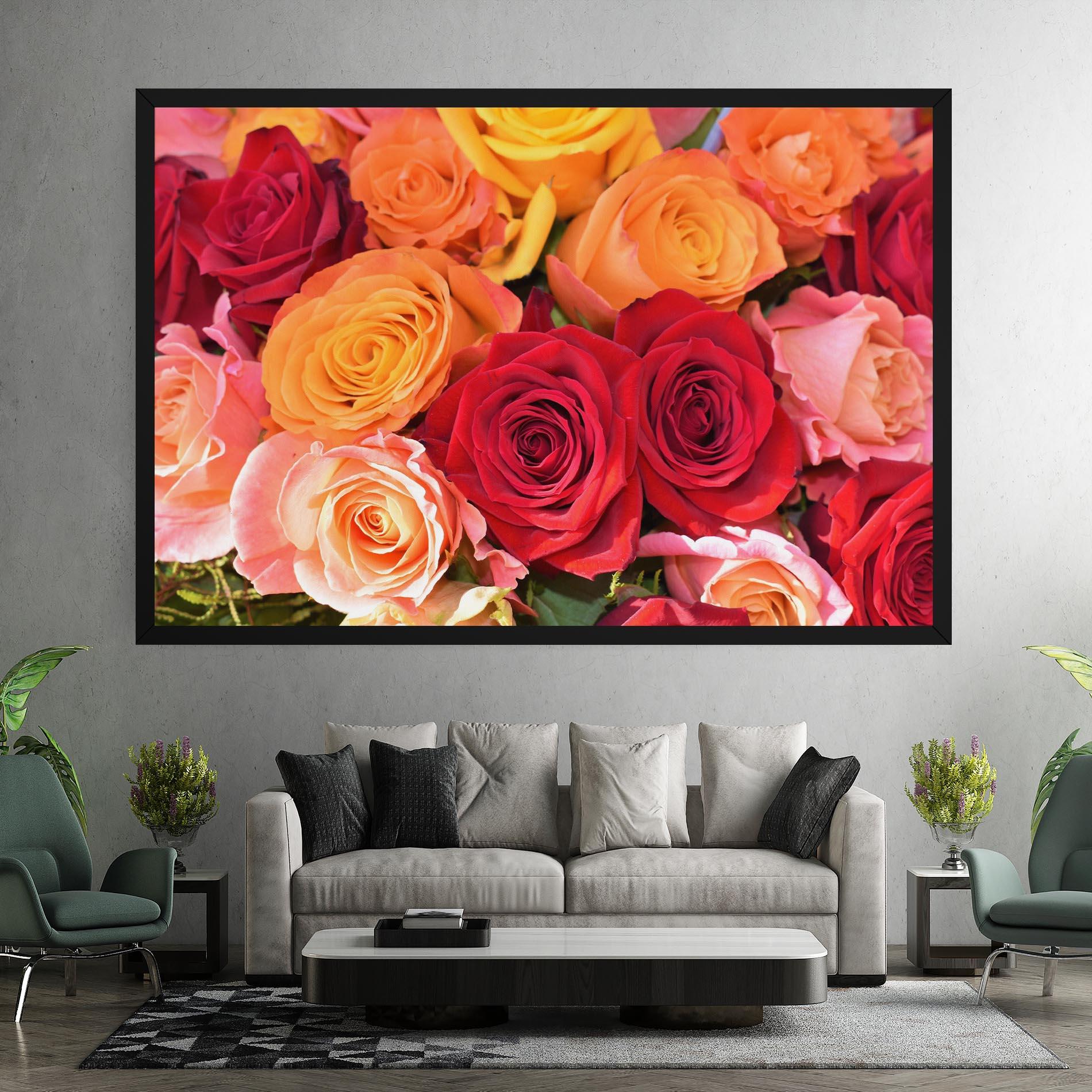 Tablou Canvas Mixed Roses mockup 7