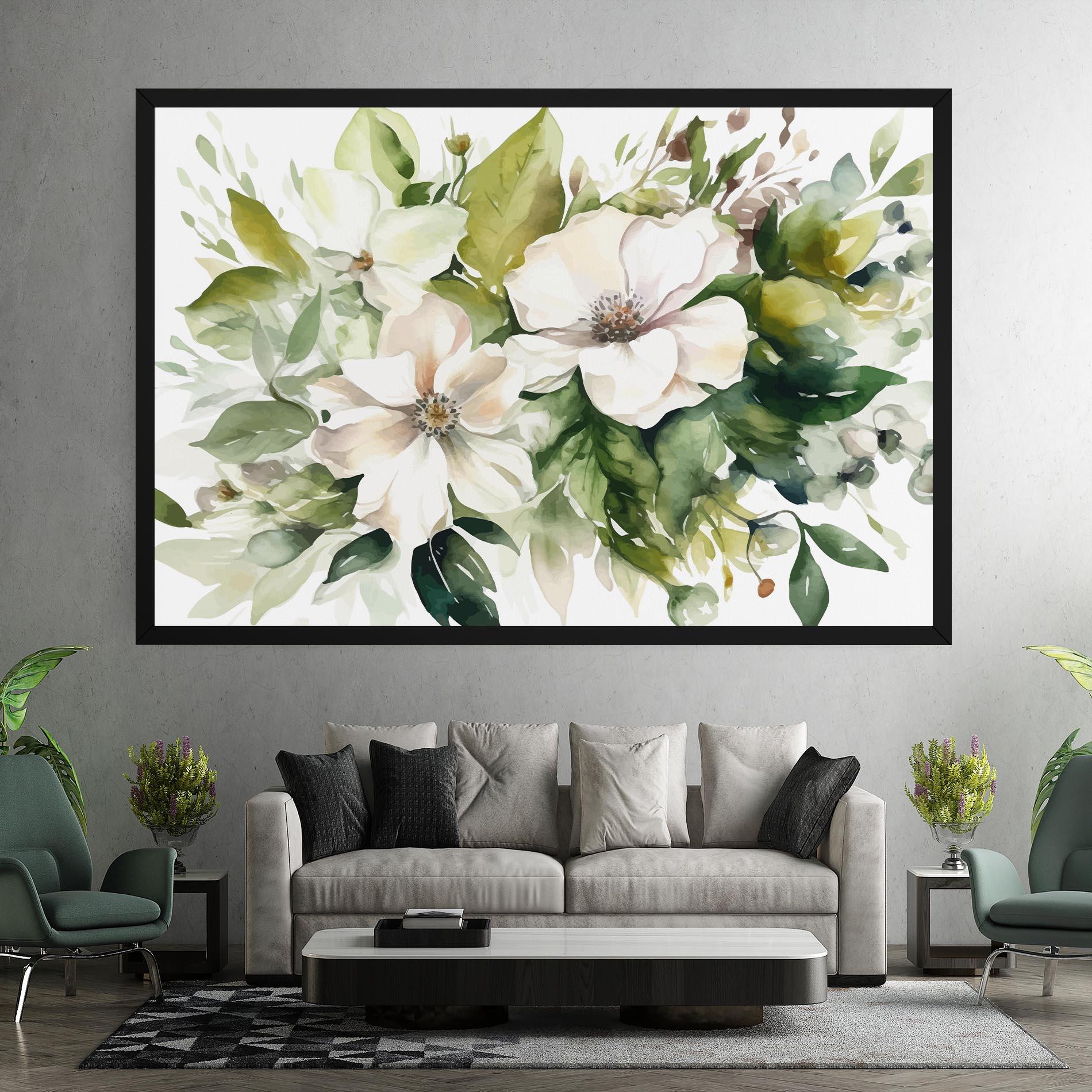 Tablou Canvas Opened Rose mockup 7