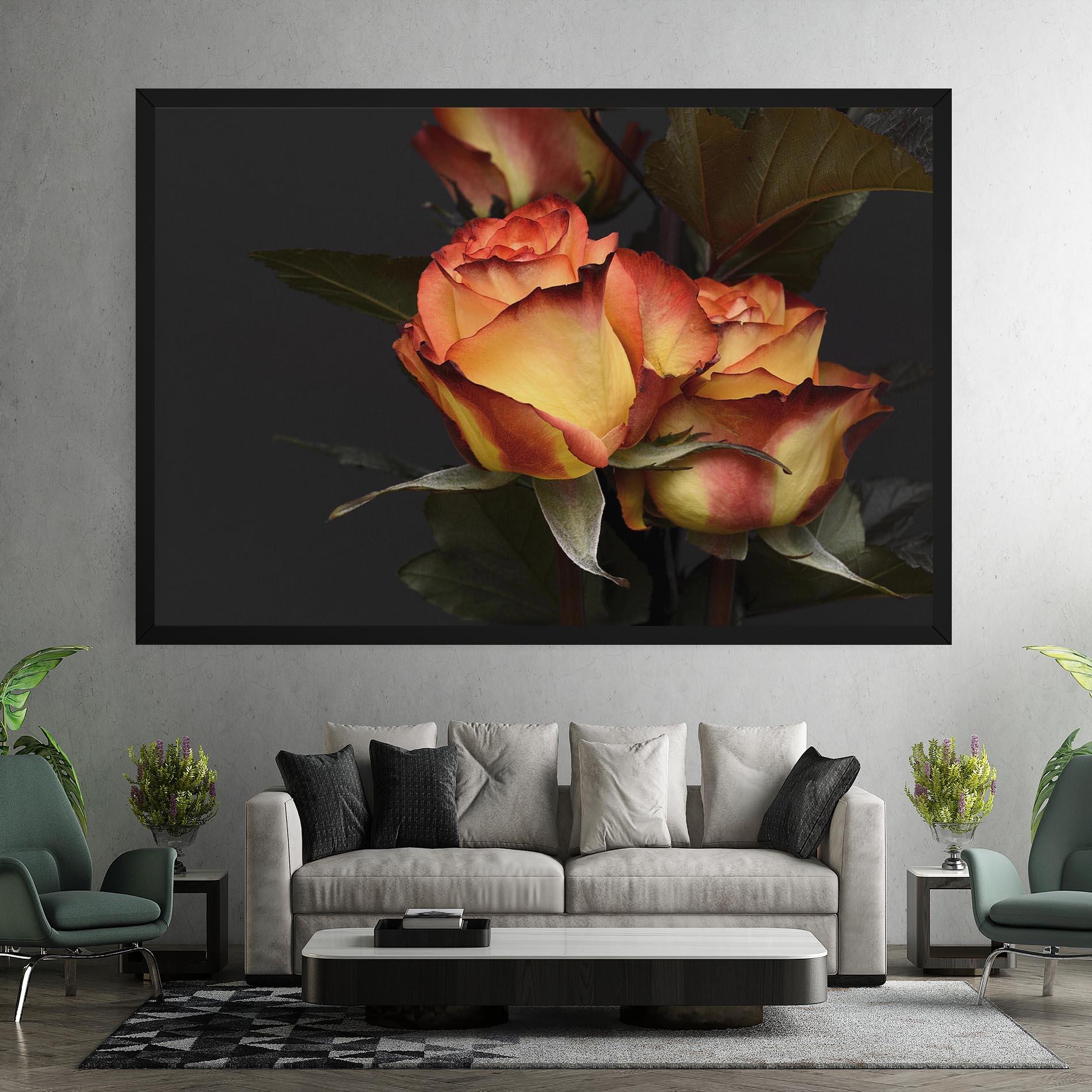 Tablou Canvas Orange Rose mockup 7