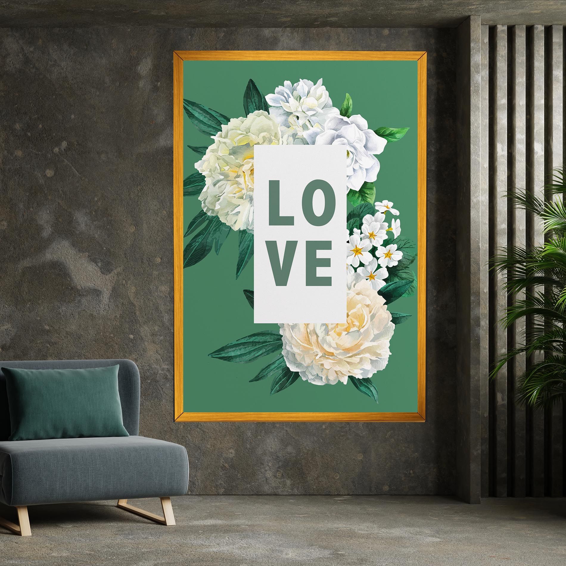Love Green Rose mockup 7