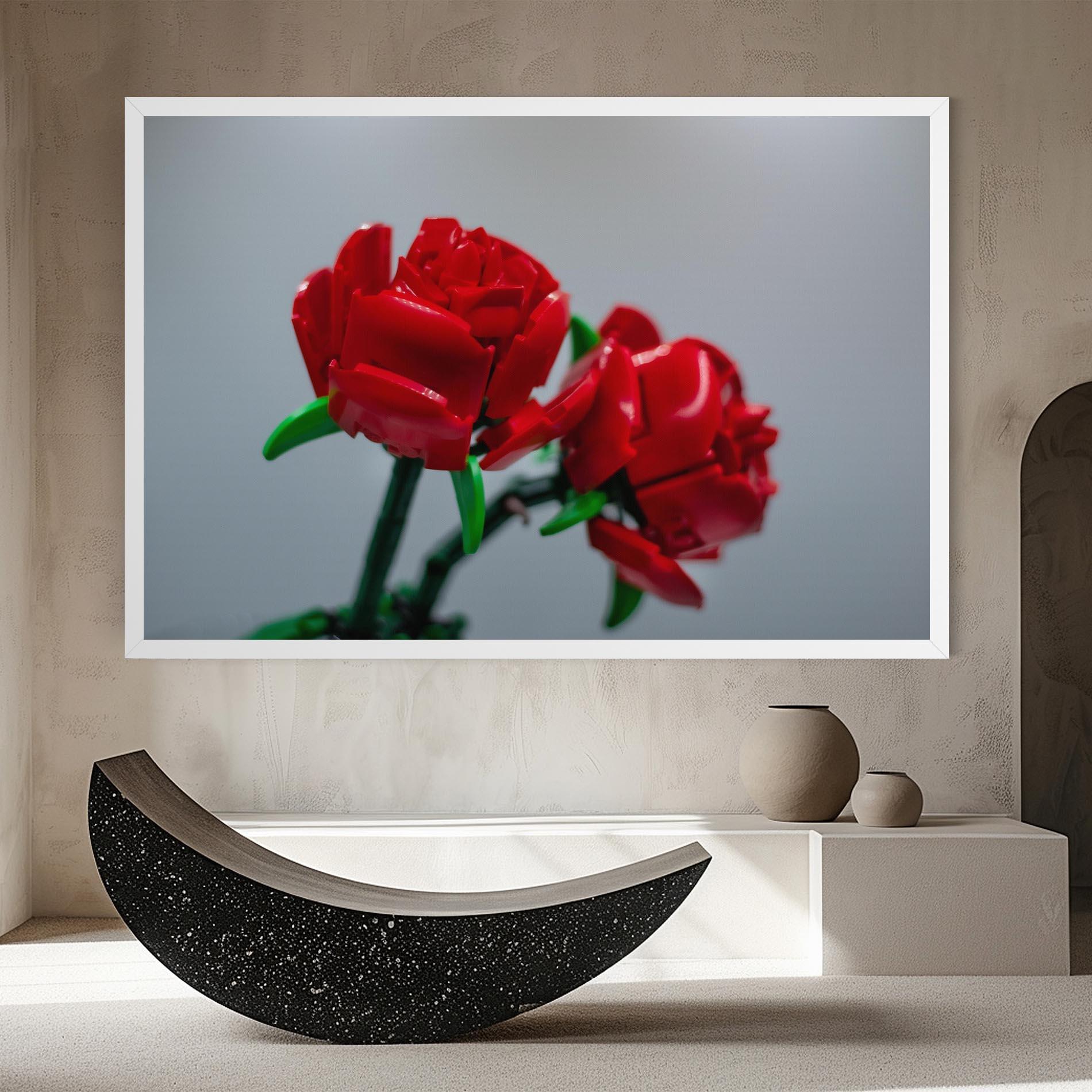 Tablou Canvas Lego Red Roses mockup 8