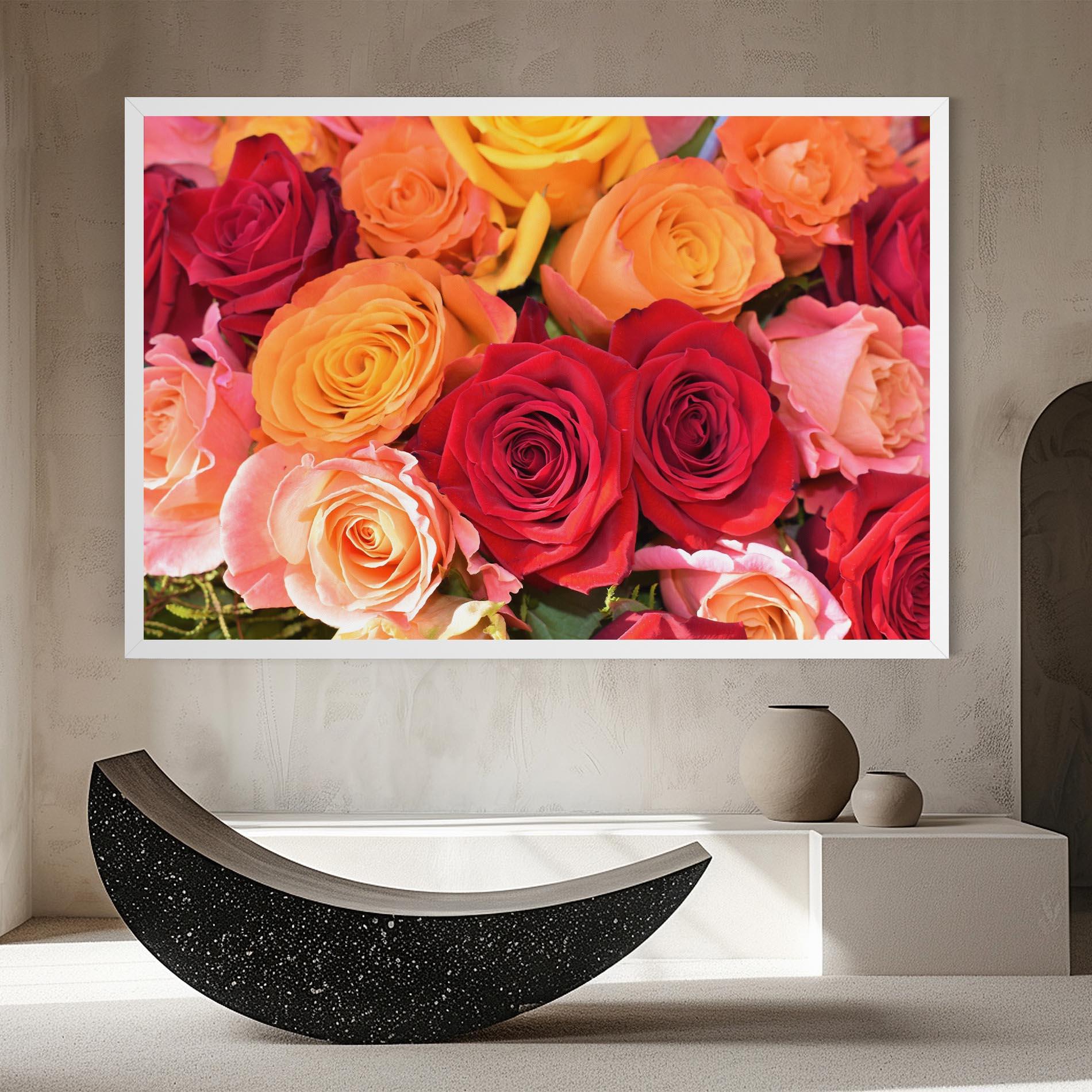 Tablou Canvas Mixed Roses mockup 8