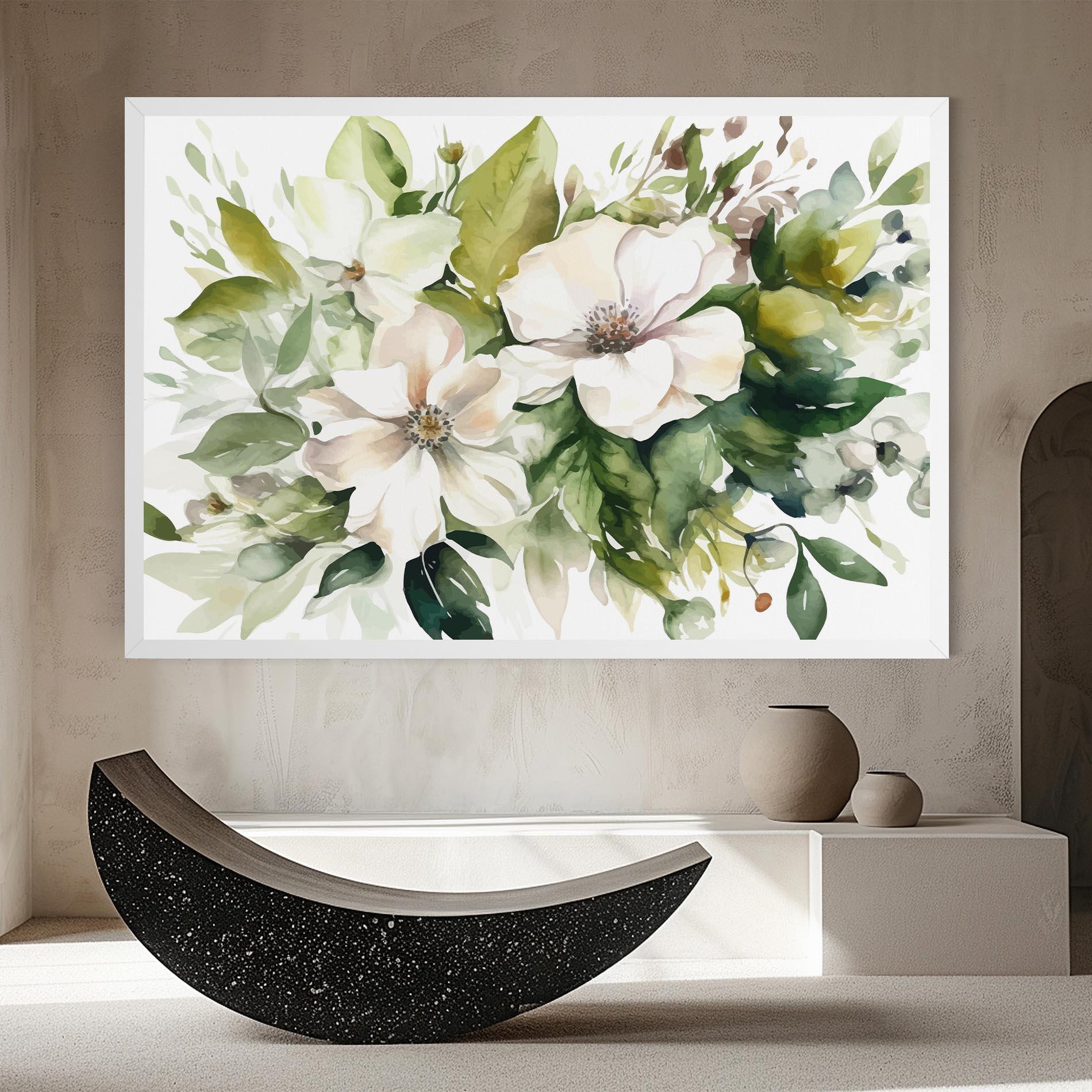 Tablou Canvas Opened Rose mockup 8