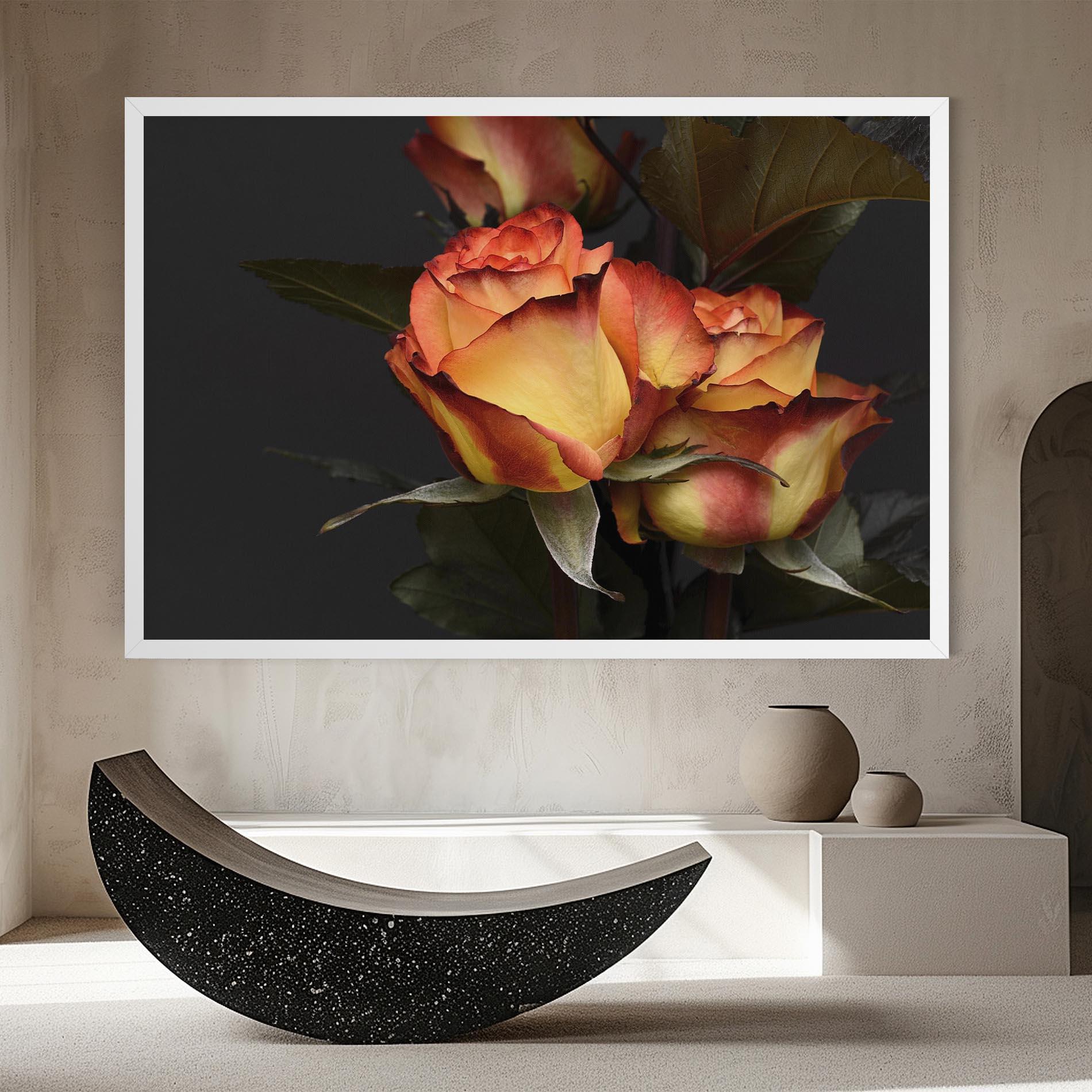 Tablou Canvas Orange Rose mockup 8
