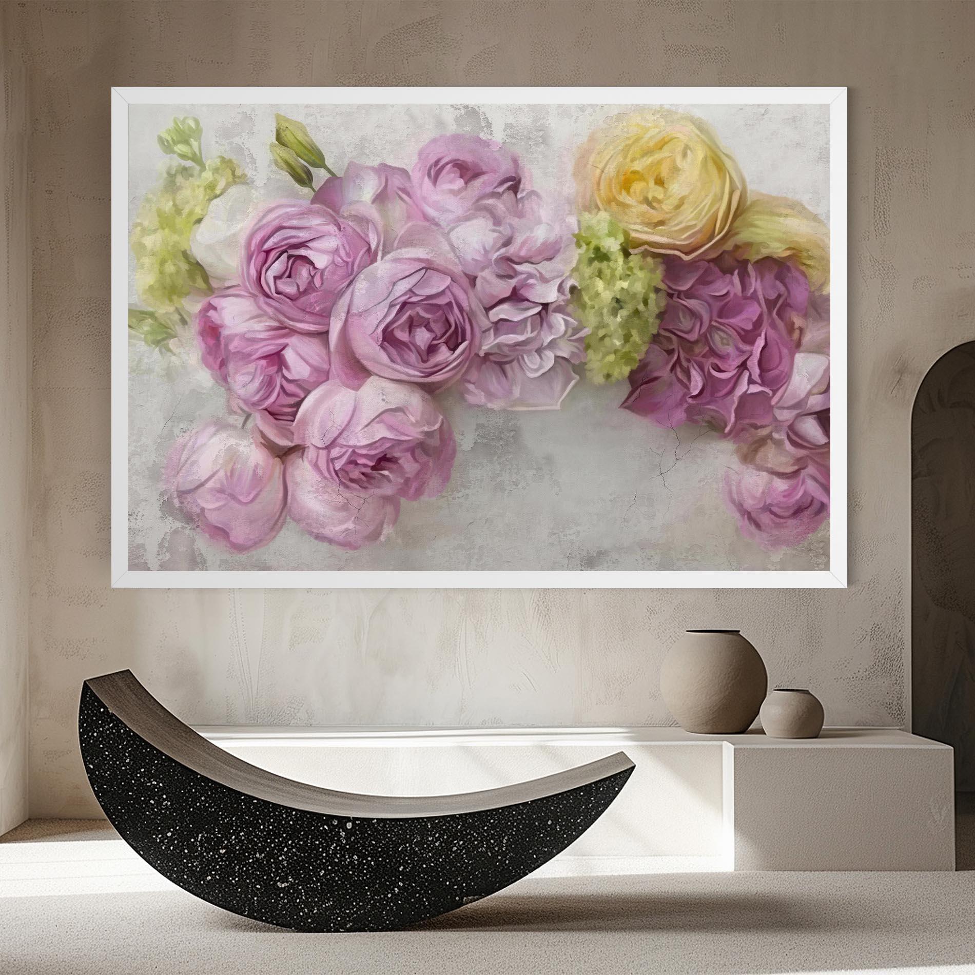 Tablou Canvas Trandafiri Colorati mockup 8