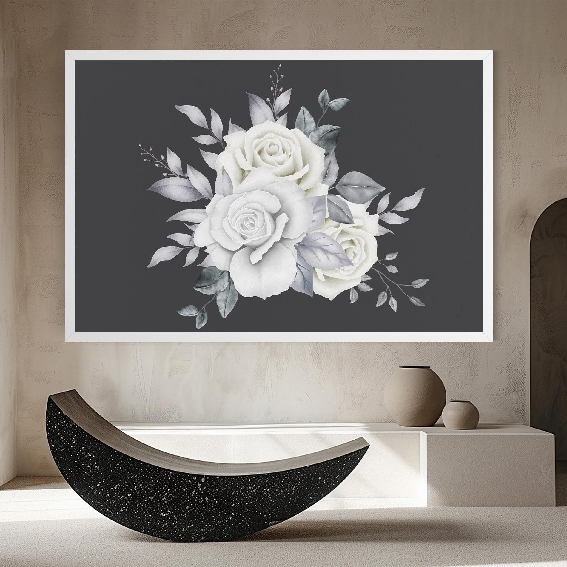 White Grey Rose mockup 8