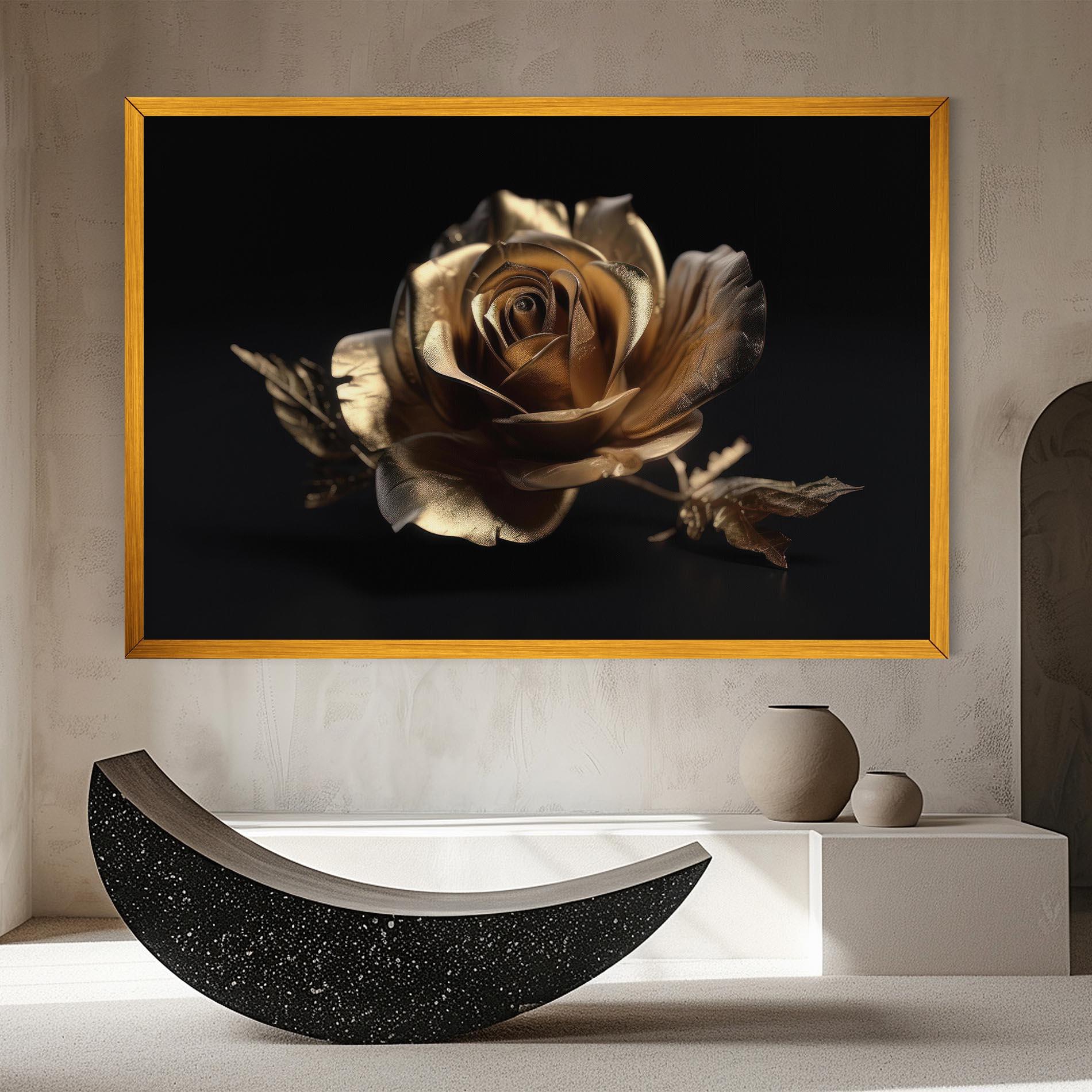 Tablou Canvas Gold Rose mockup 8