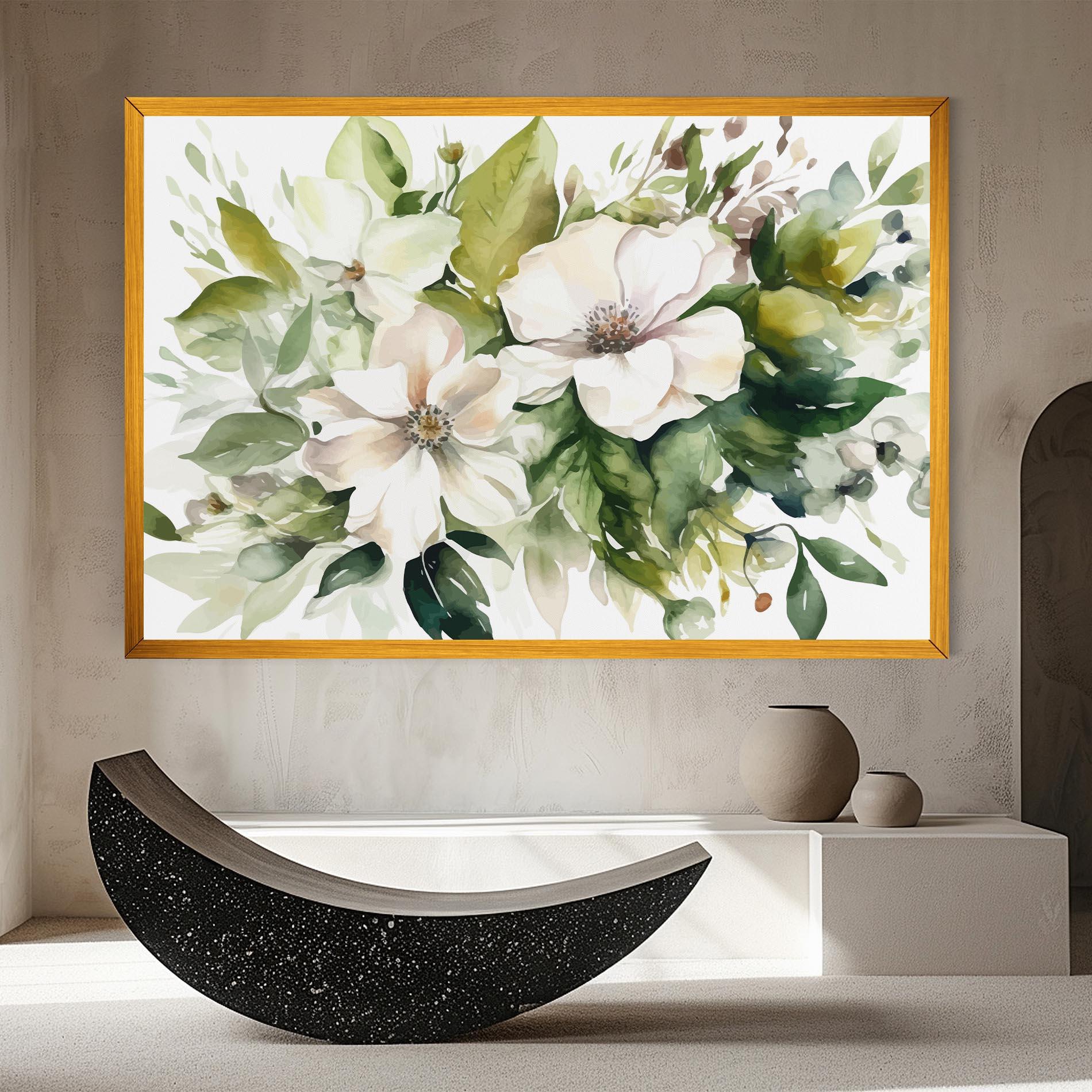 Tablou Canvas Opened Rose mockup 8