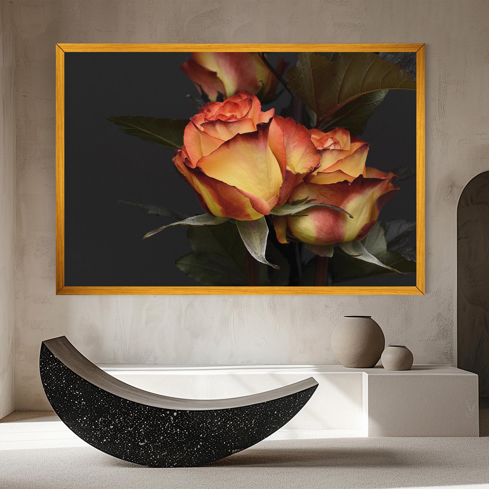 Tablou Canvas Orange Rose mockup 8