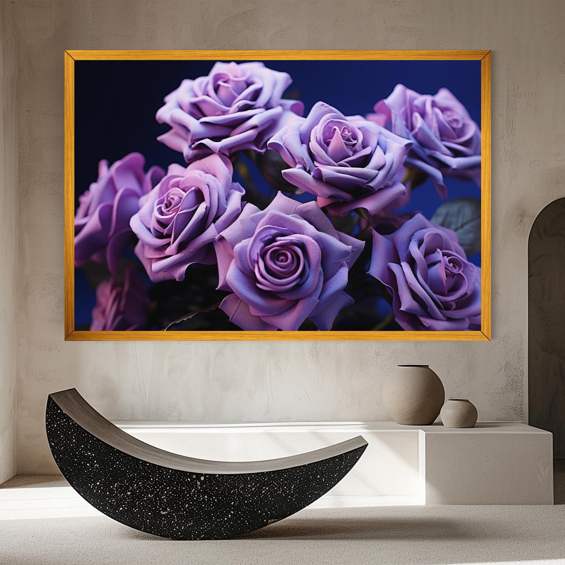 Pastel Purple Rose mockup 8