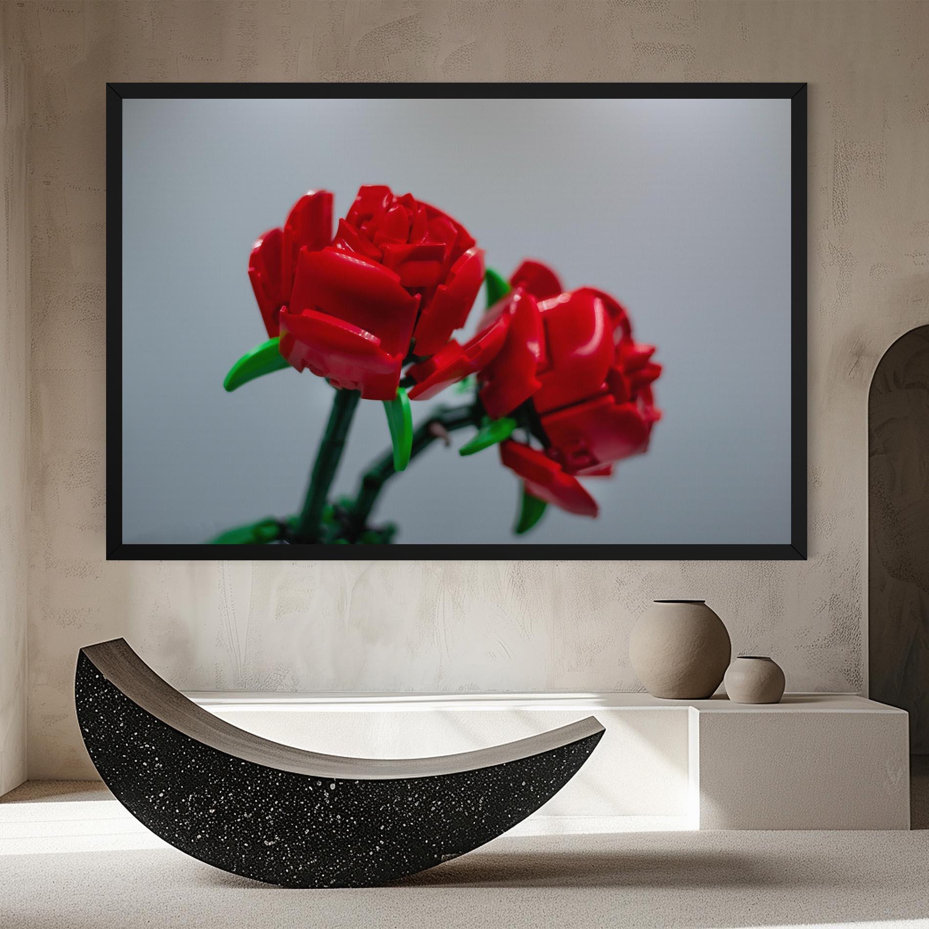 Tablou Canvas Lego Red Roses mockup 8