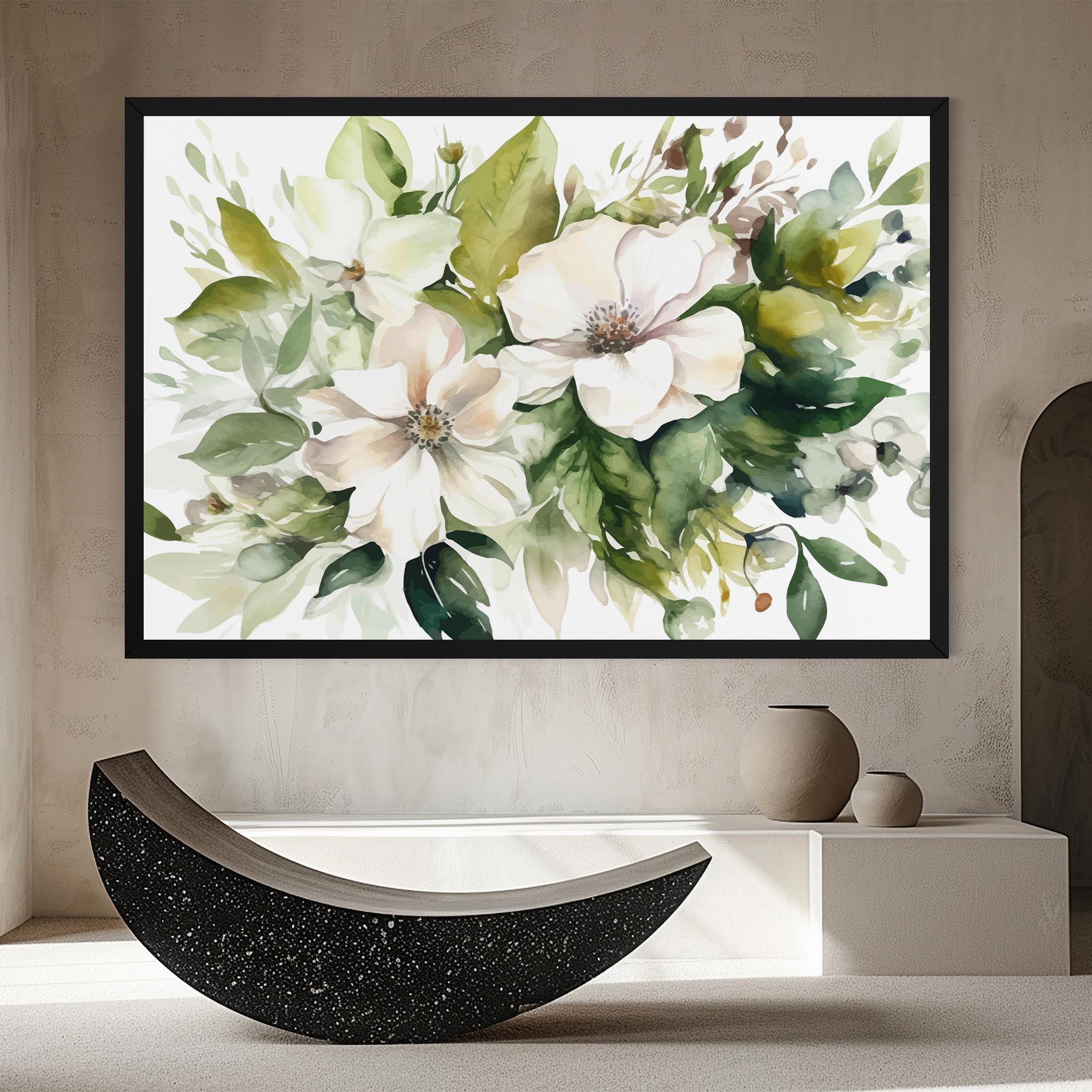 Tablou Canvas Opened Rose mockup 8