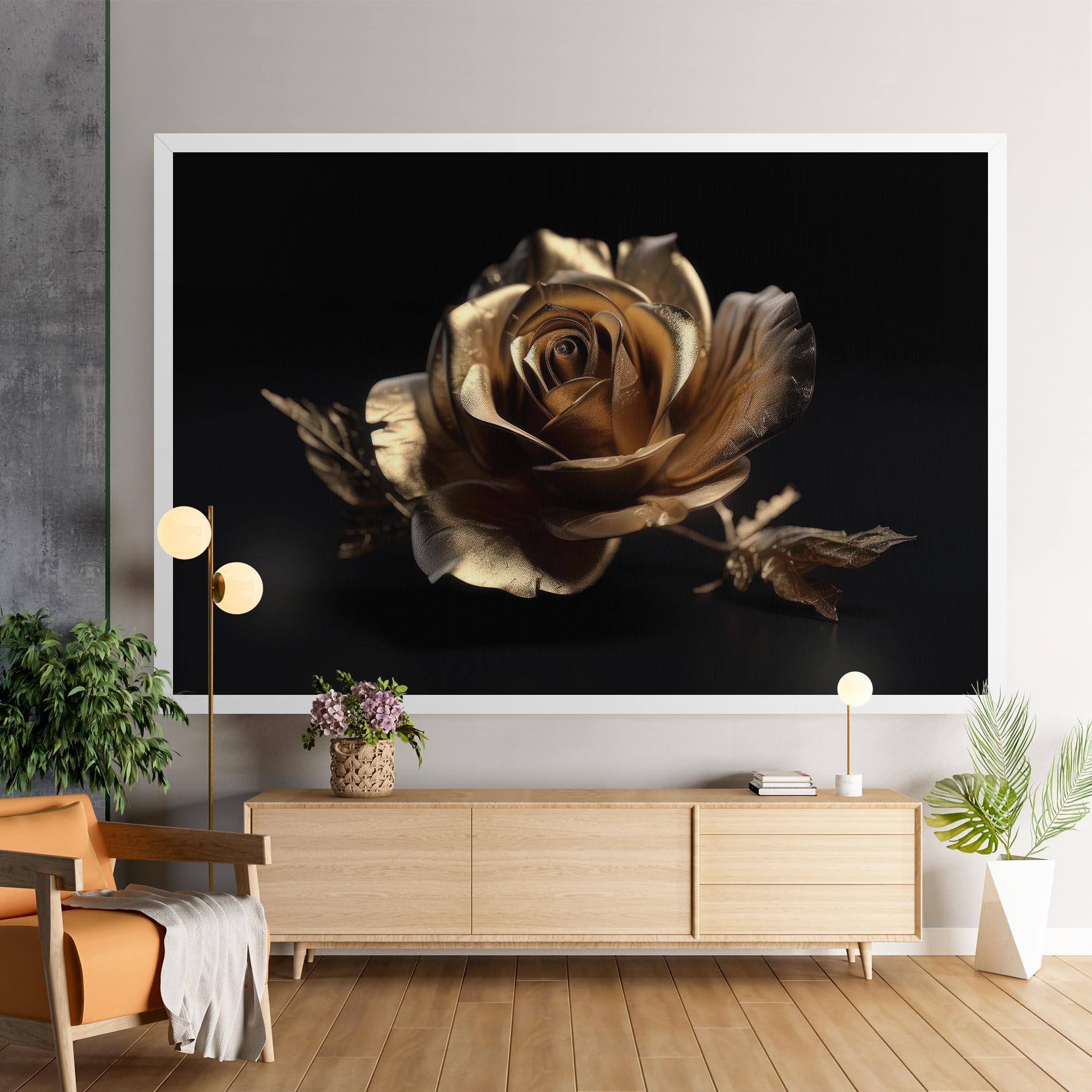 Tablou Canvas Gold Rose mockup 9