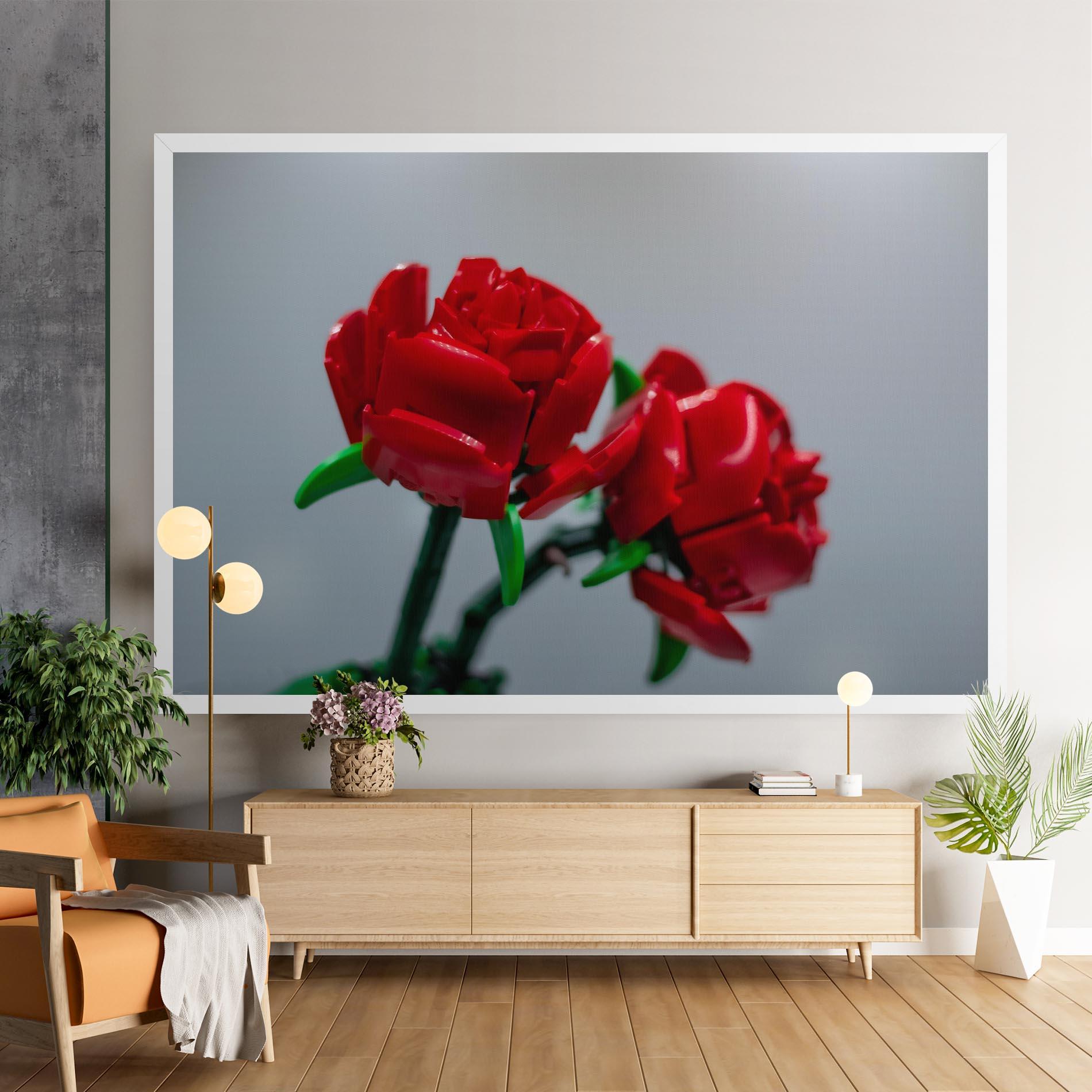 Tablou Canvas Lego Red Roses mockup 9