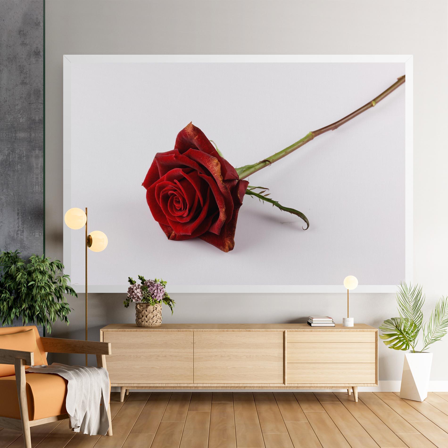 Tablou Canvas Lonely Rose mockup 9