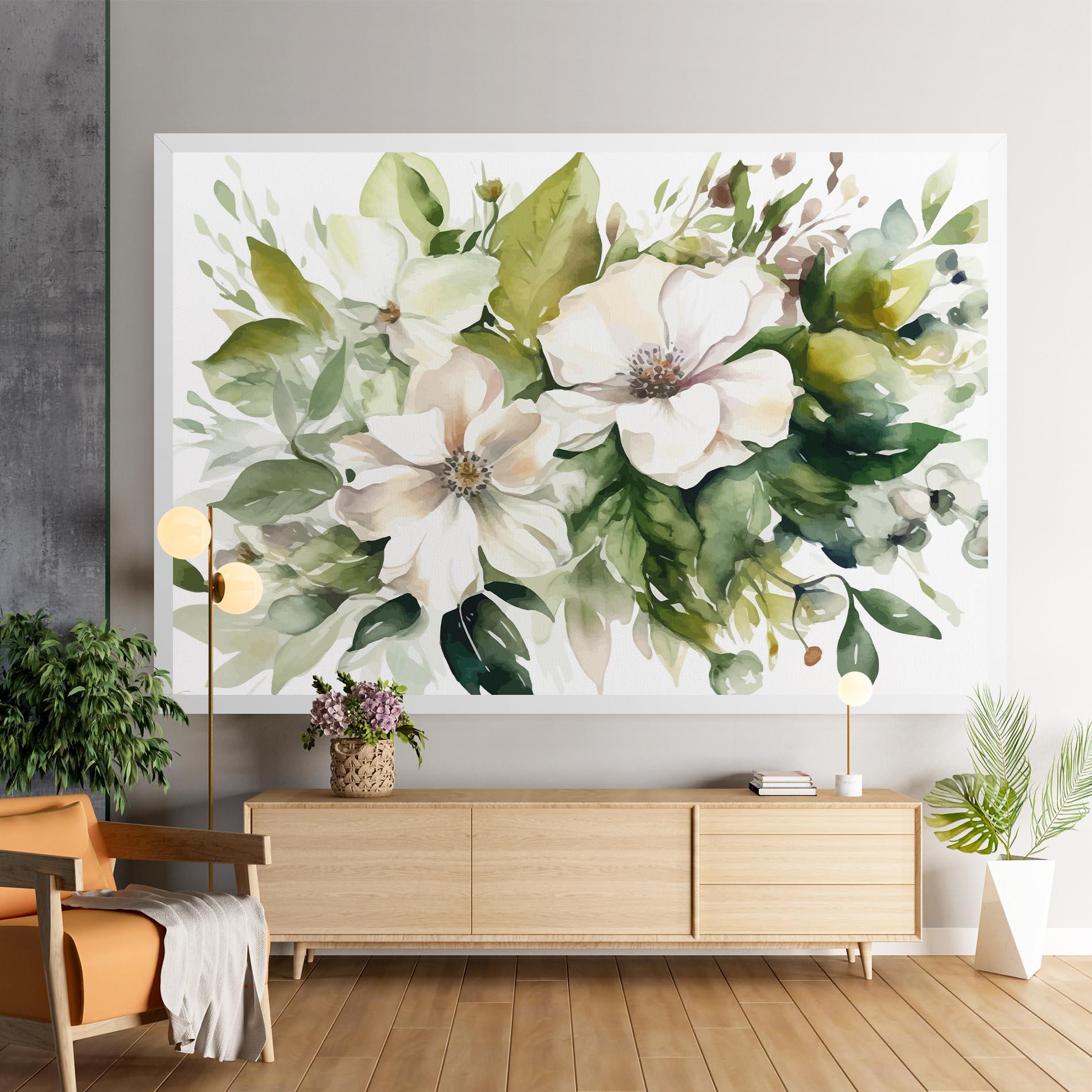 Tablou Canvas Opened Rose mockup 9