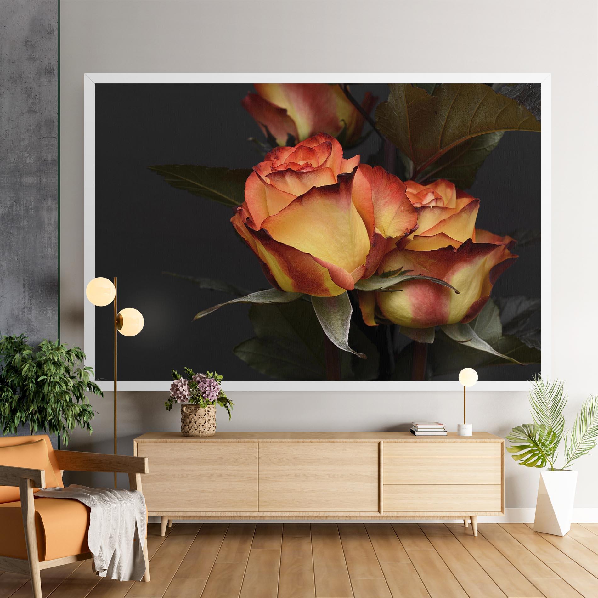 Tablou Canvas Orange Rose mockup 9