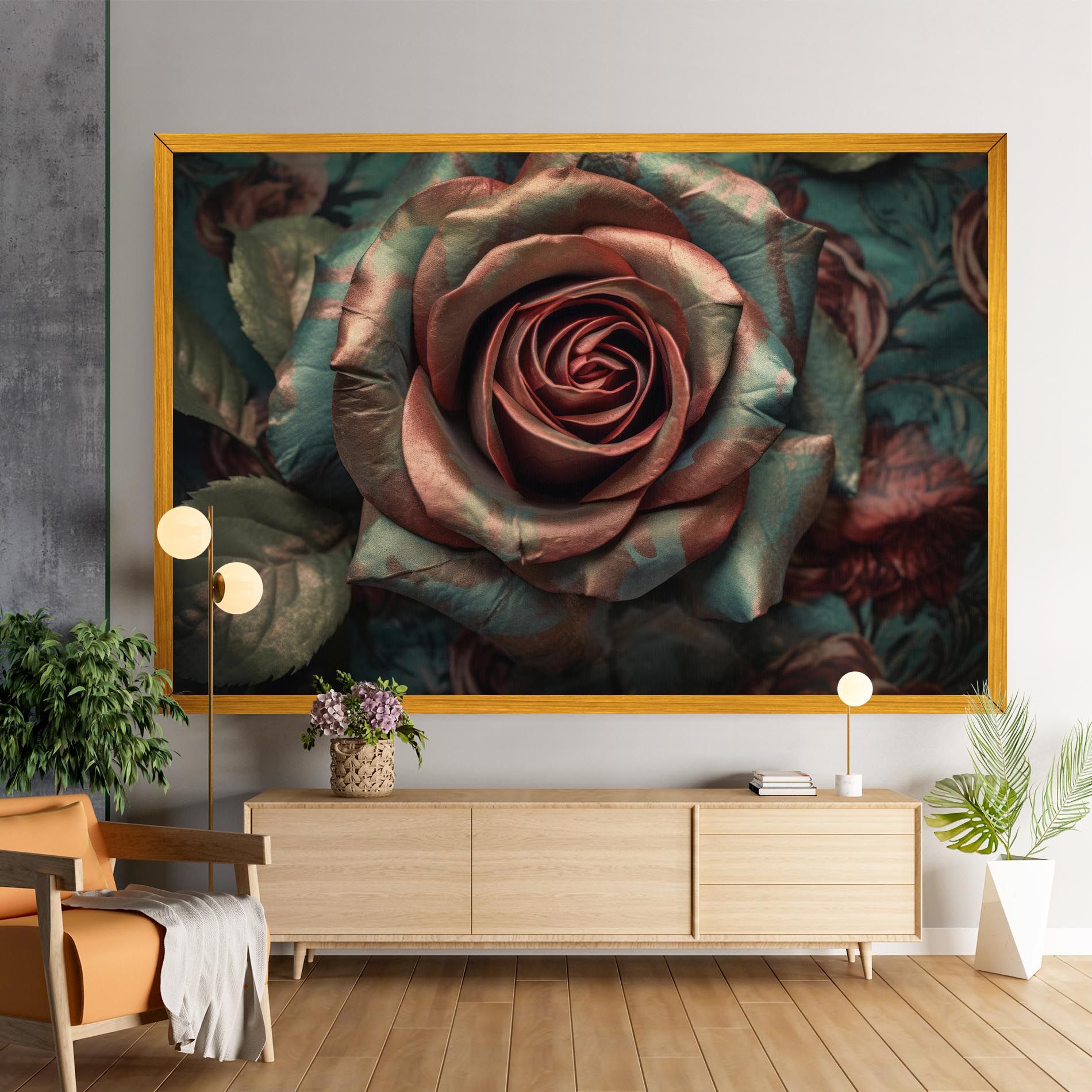 Exotic Blue Rose mockup 9