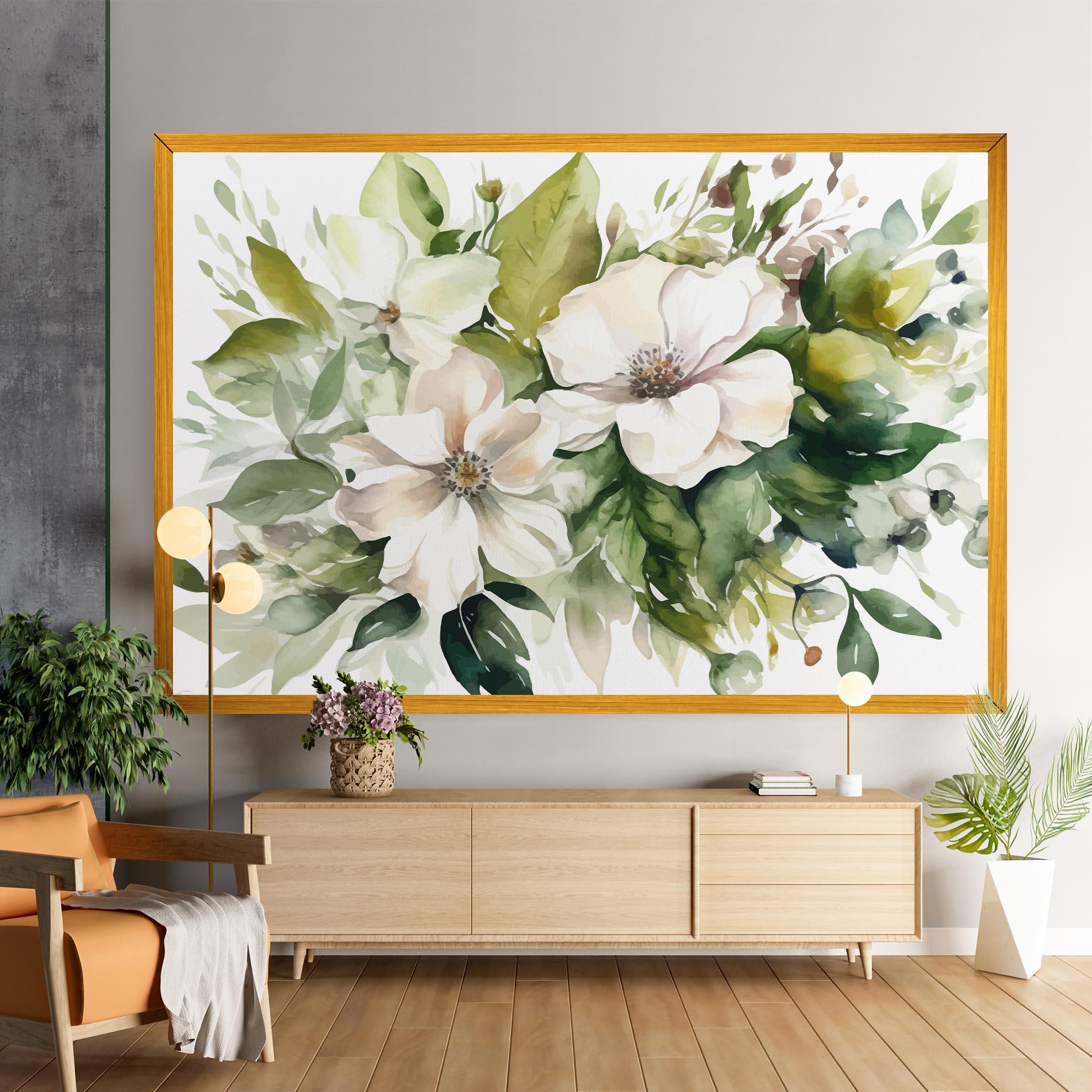 Tablou Canvas Opened Rose mockup 9