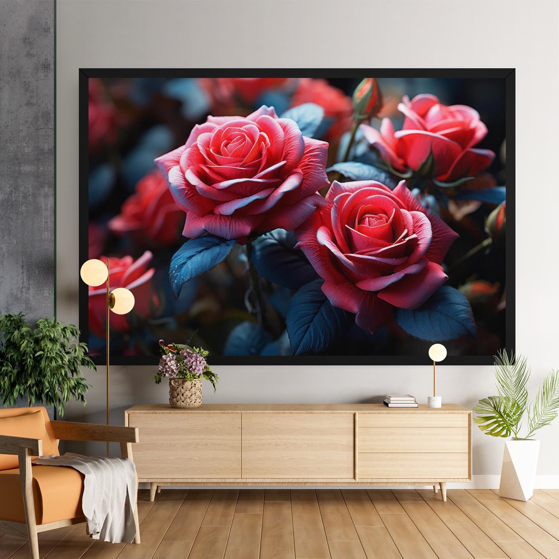 Dark Pink Rose mockup 9