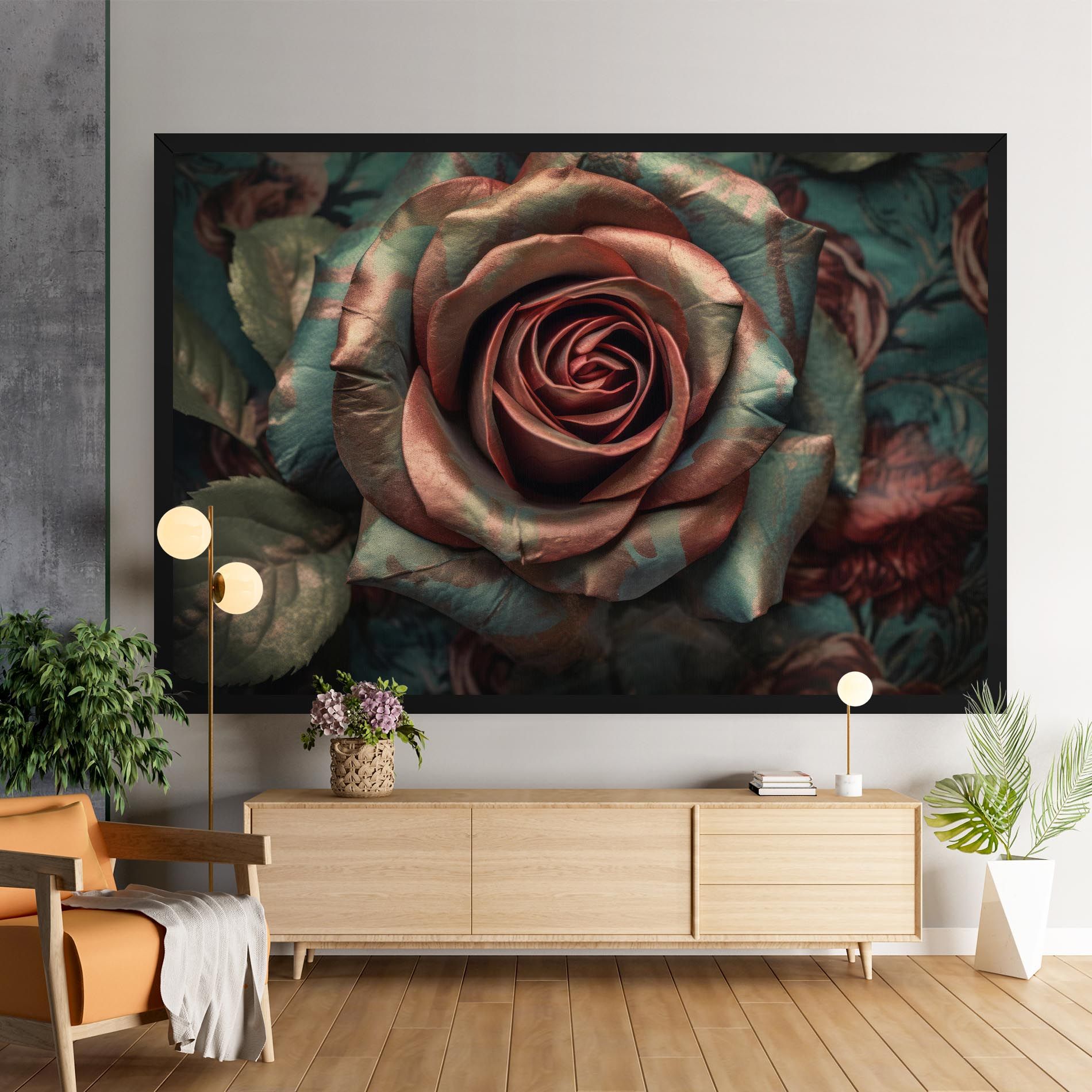 Exotic Blue Rose mockup 9