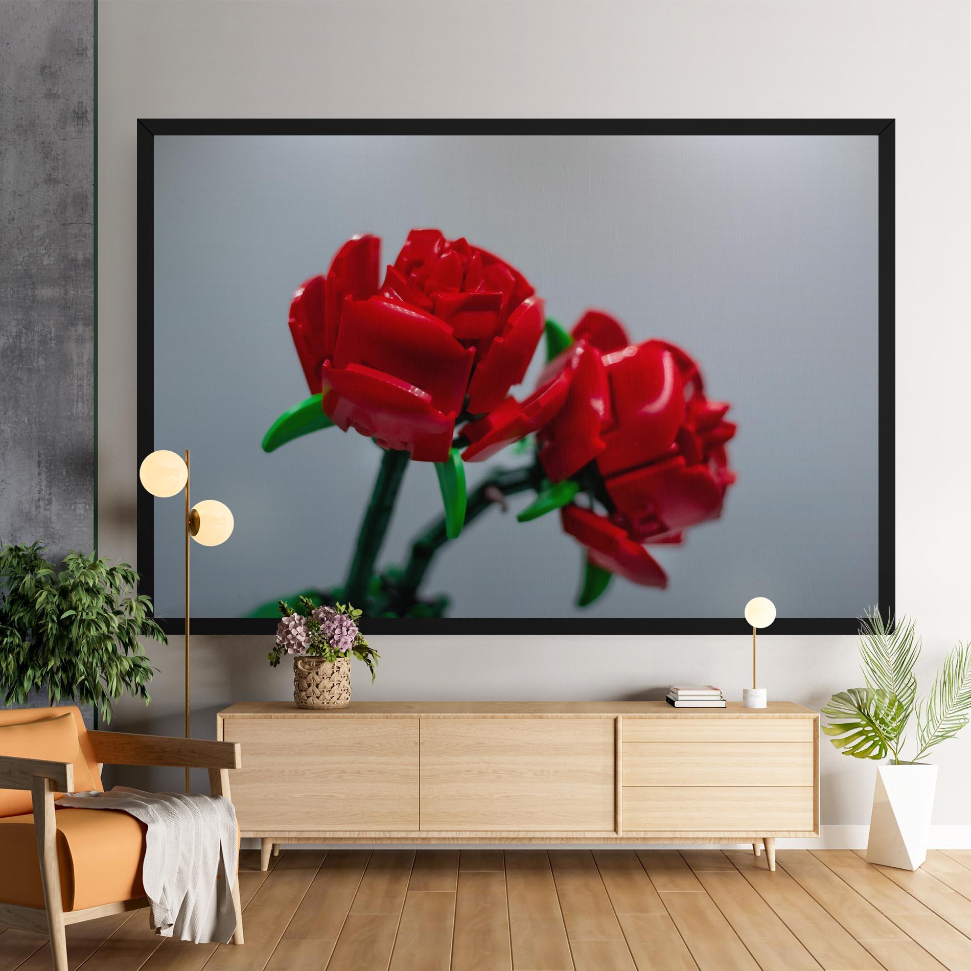 Tablou Canvas Lego Red Roses mockup 9