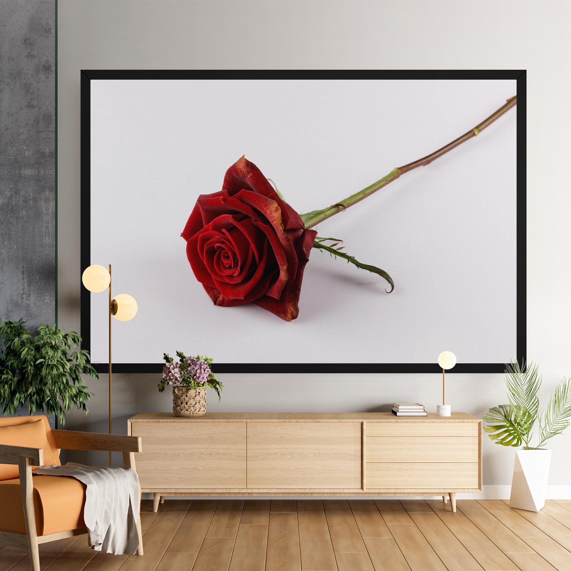 Tablou Canvas Lonely Rose mockup 9
