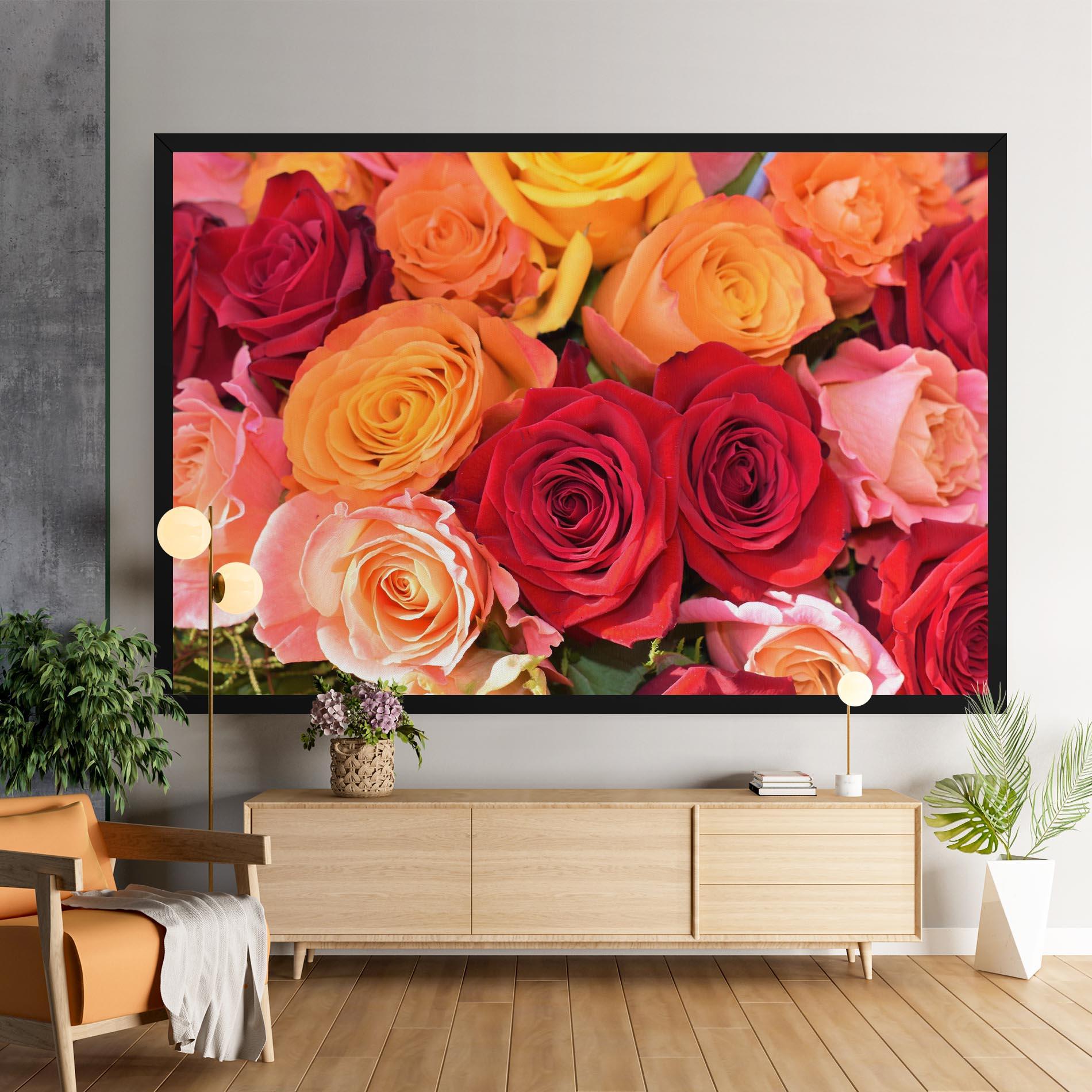 Tablou Canvas Mixed Roses mockup 9