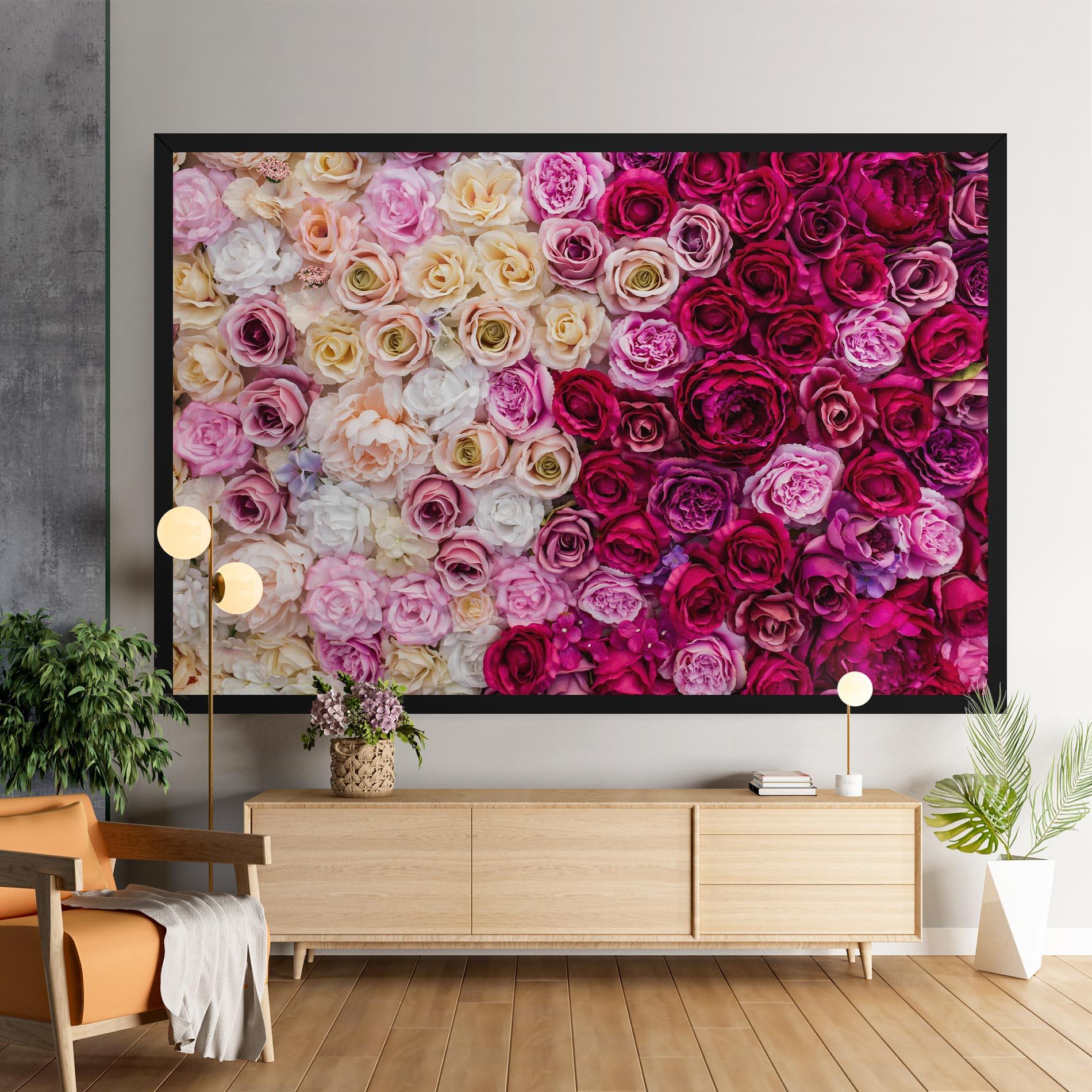 Tablou Canvas Perete Trandafiri mockup 9