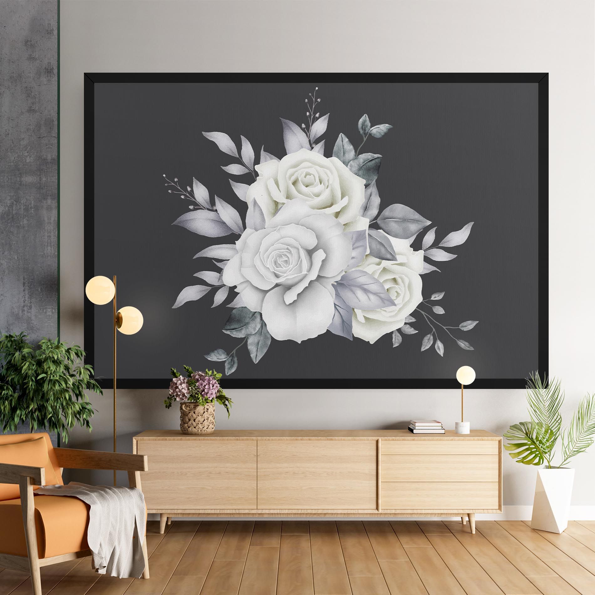 White Grey Rose mockup 9
