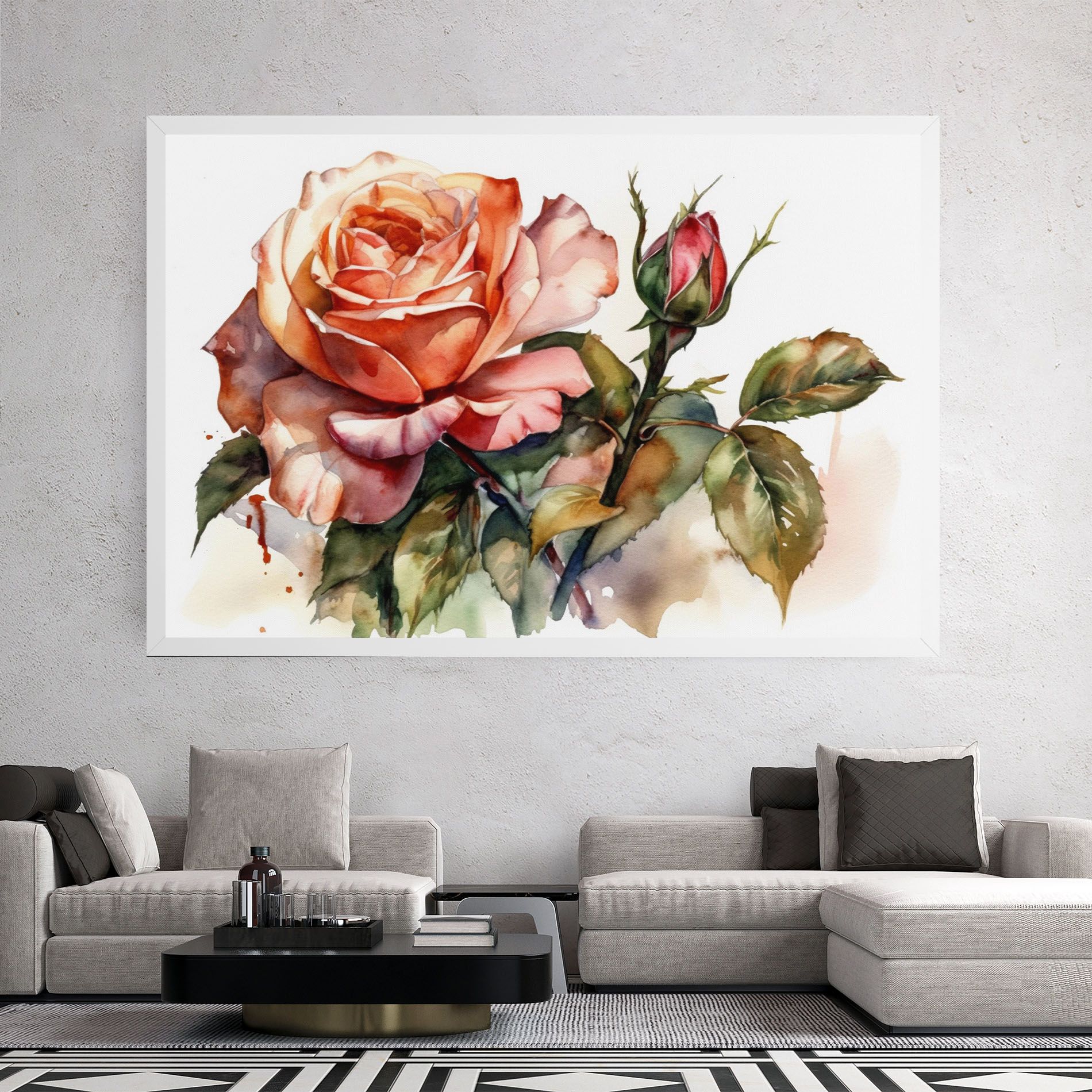 Big Rose Painted mockup 2