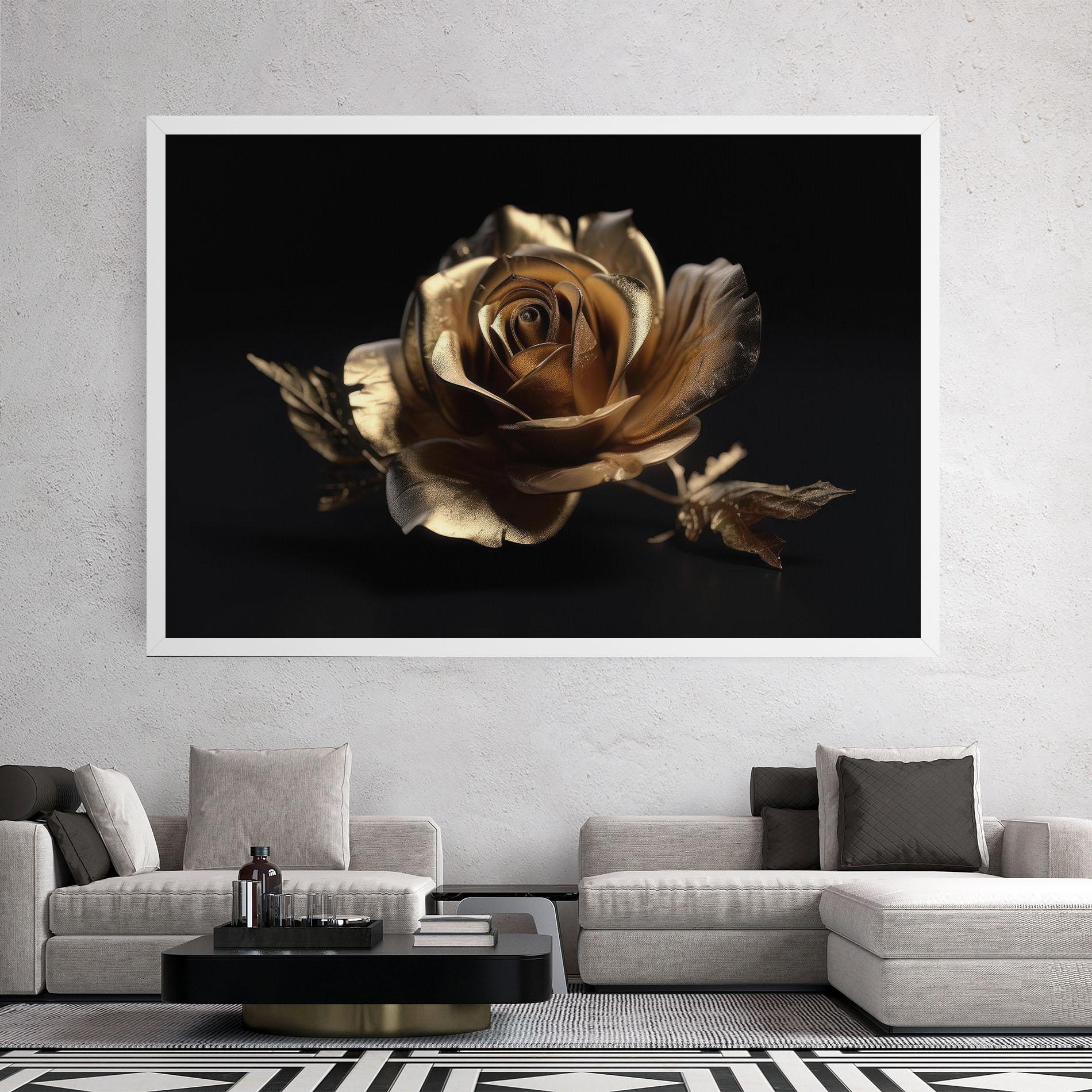 Tablou Canvas Gold Rose mockup 2