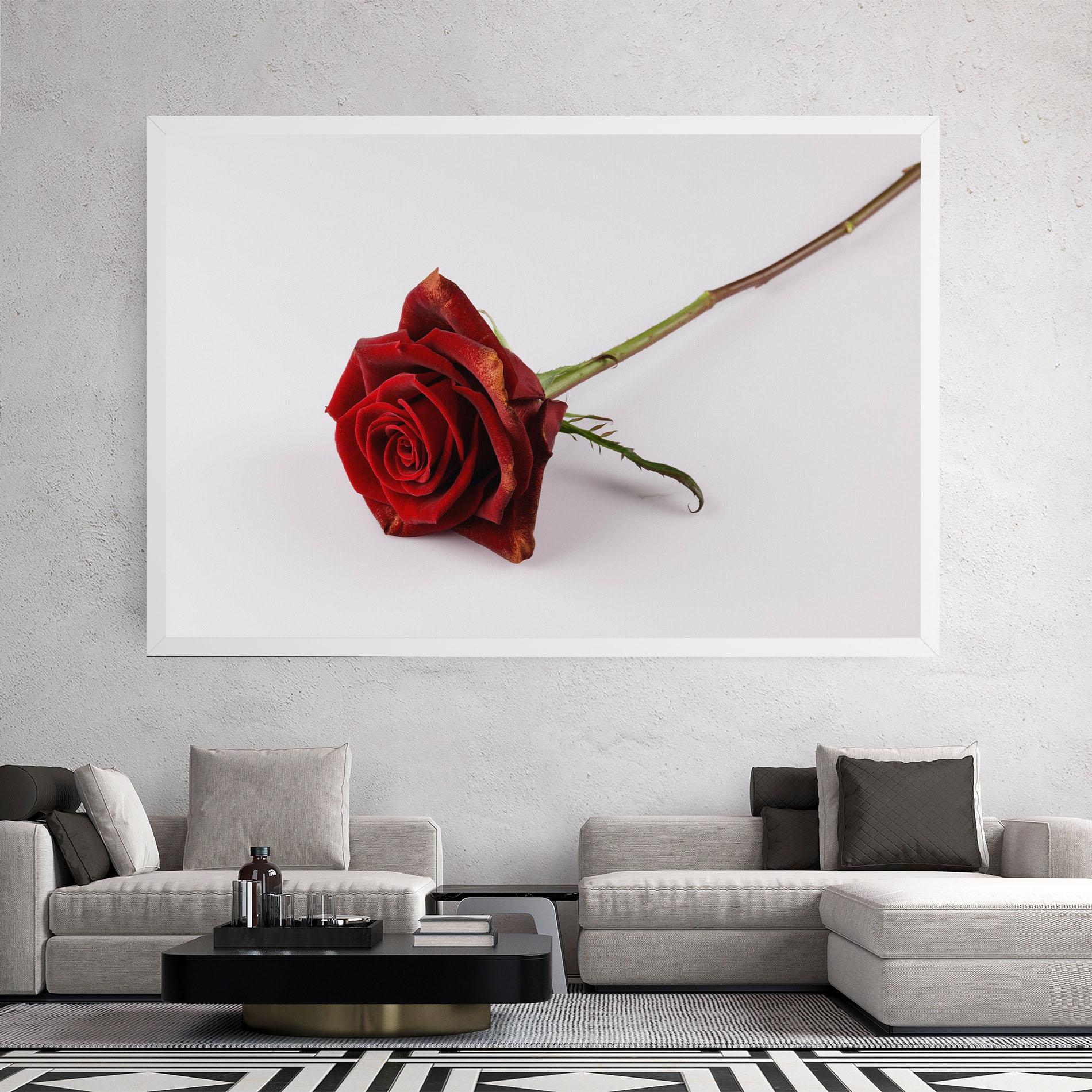 Tablou Canvas Lonely Rose mockup 2
