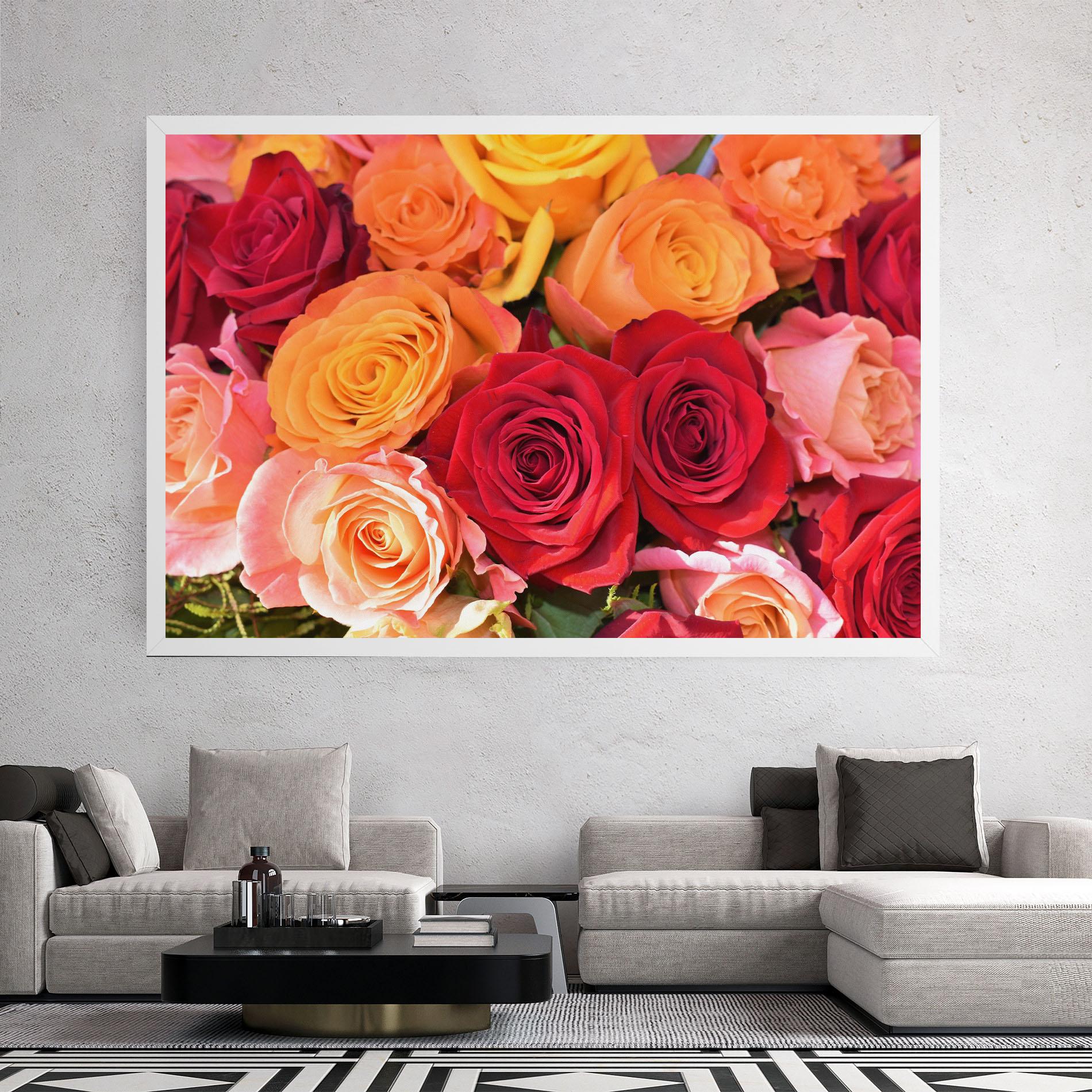 Tablou Canvas Mixed Roses mockup 2