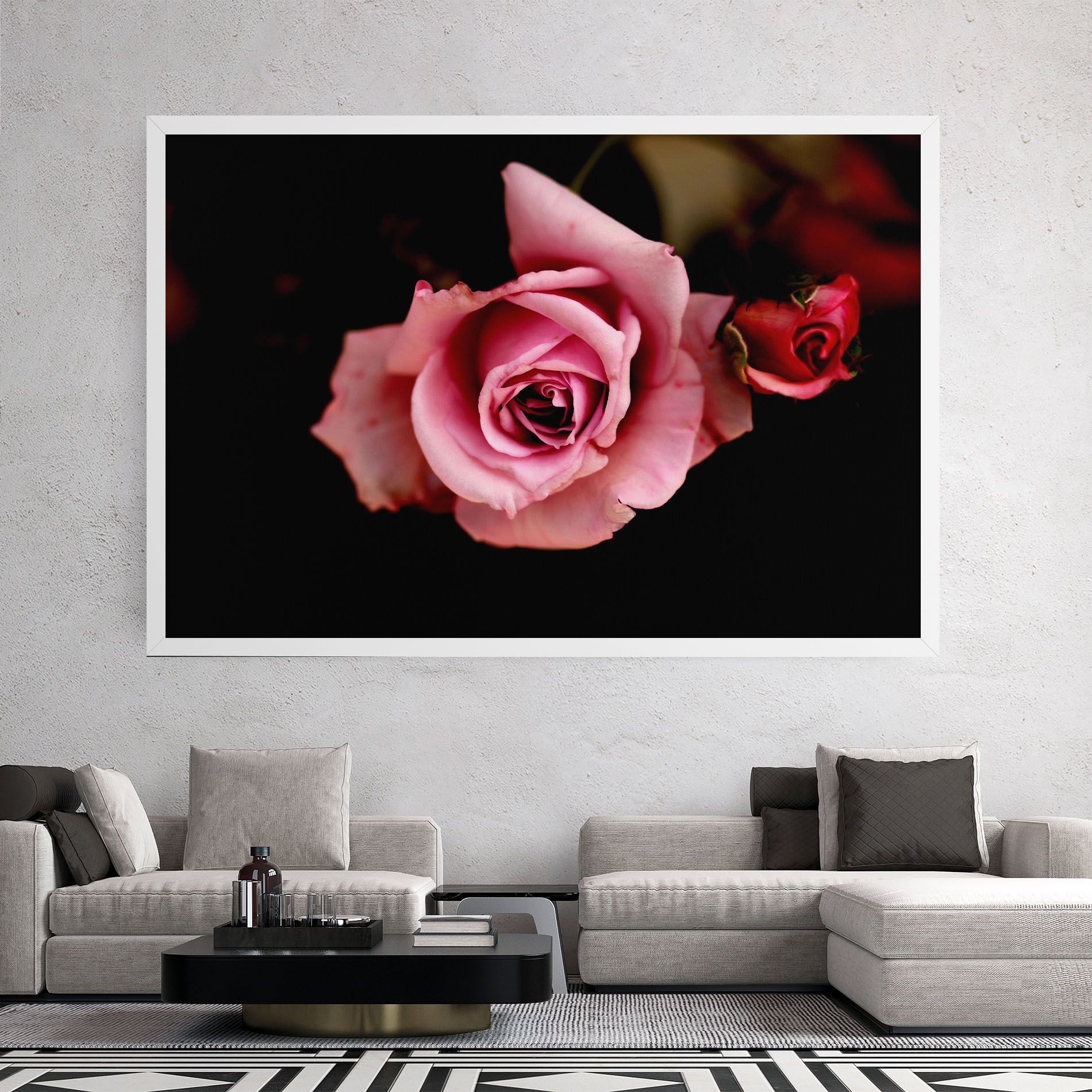 Opened Pink Rose mockup 2