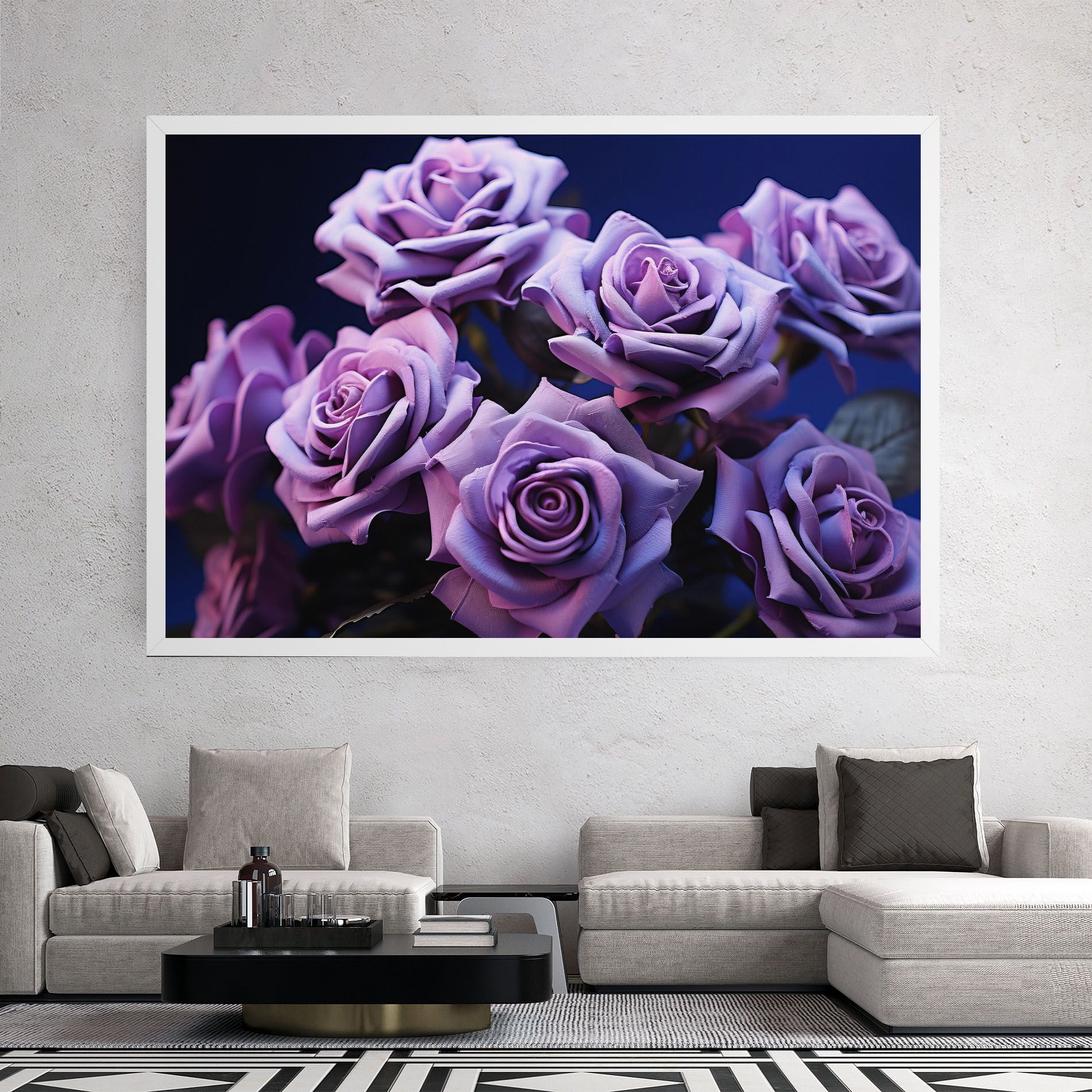Pastel Purple Rose mockup 2