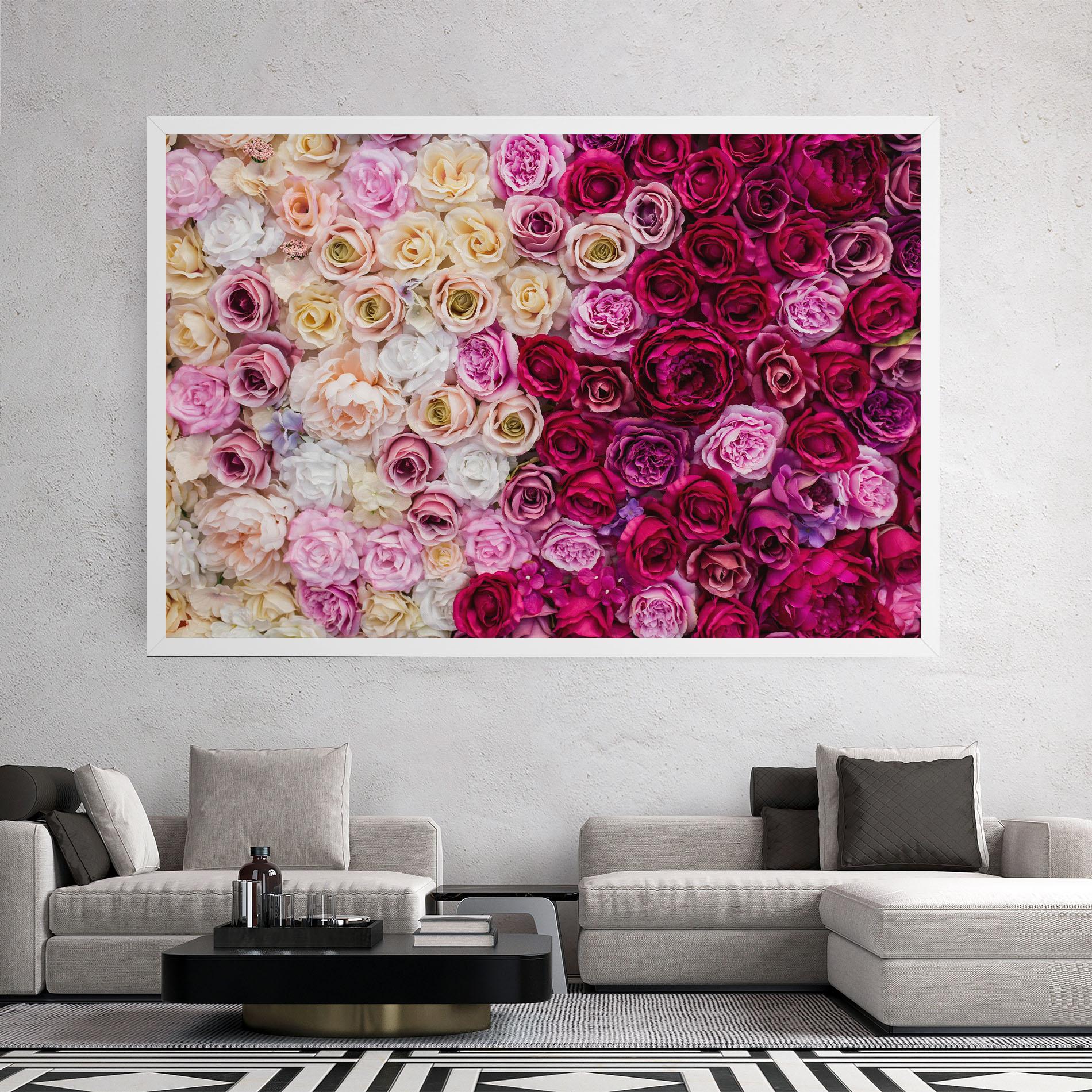 Tablou Canvas Perete Trandafiri mockup 2