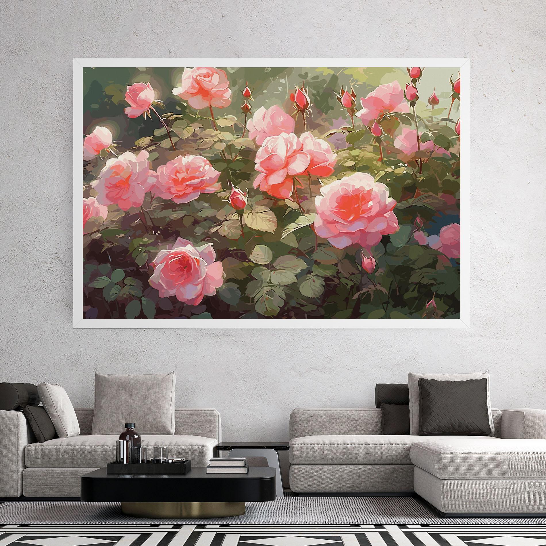 Tablou Canvas Wild Roses mockup 2