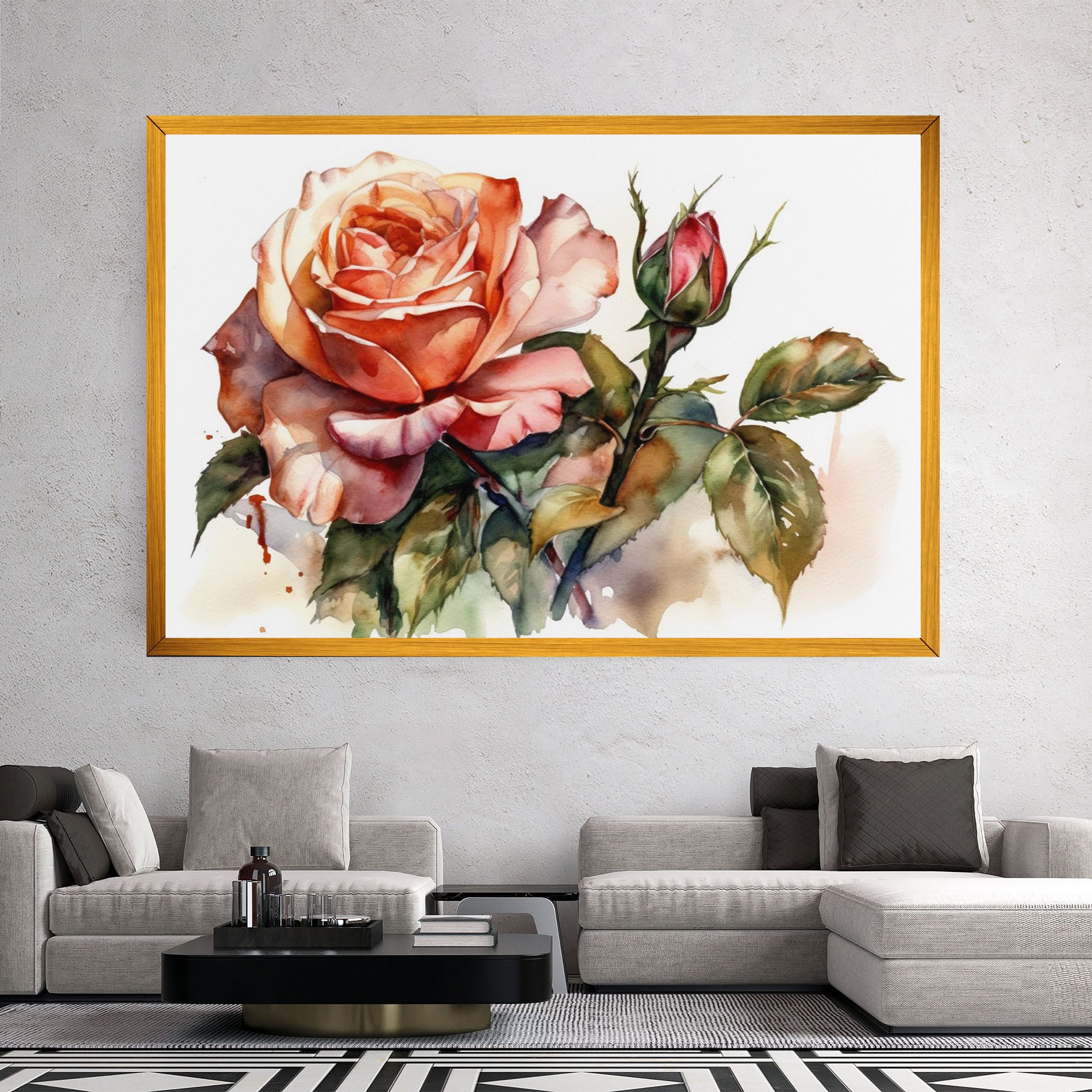 Big Rose Painted mockup 2