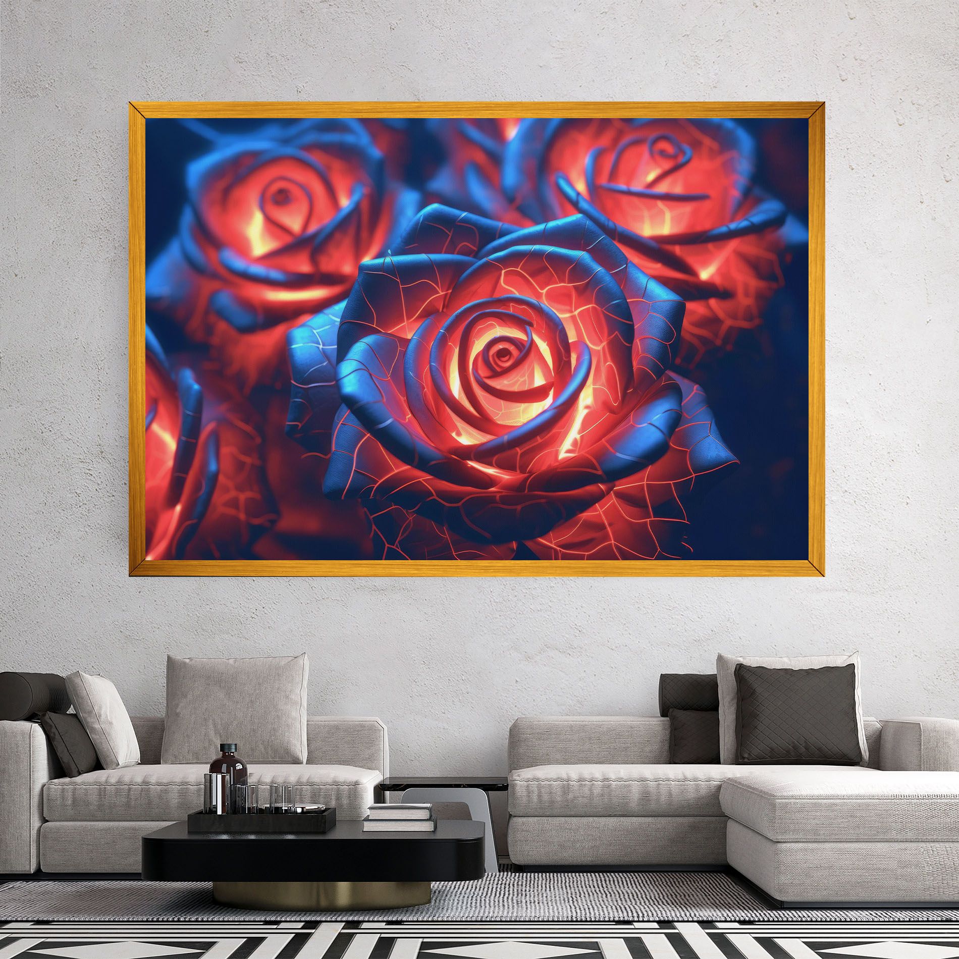 Glowing Roses mockup 2
