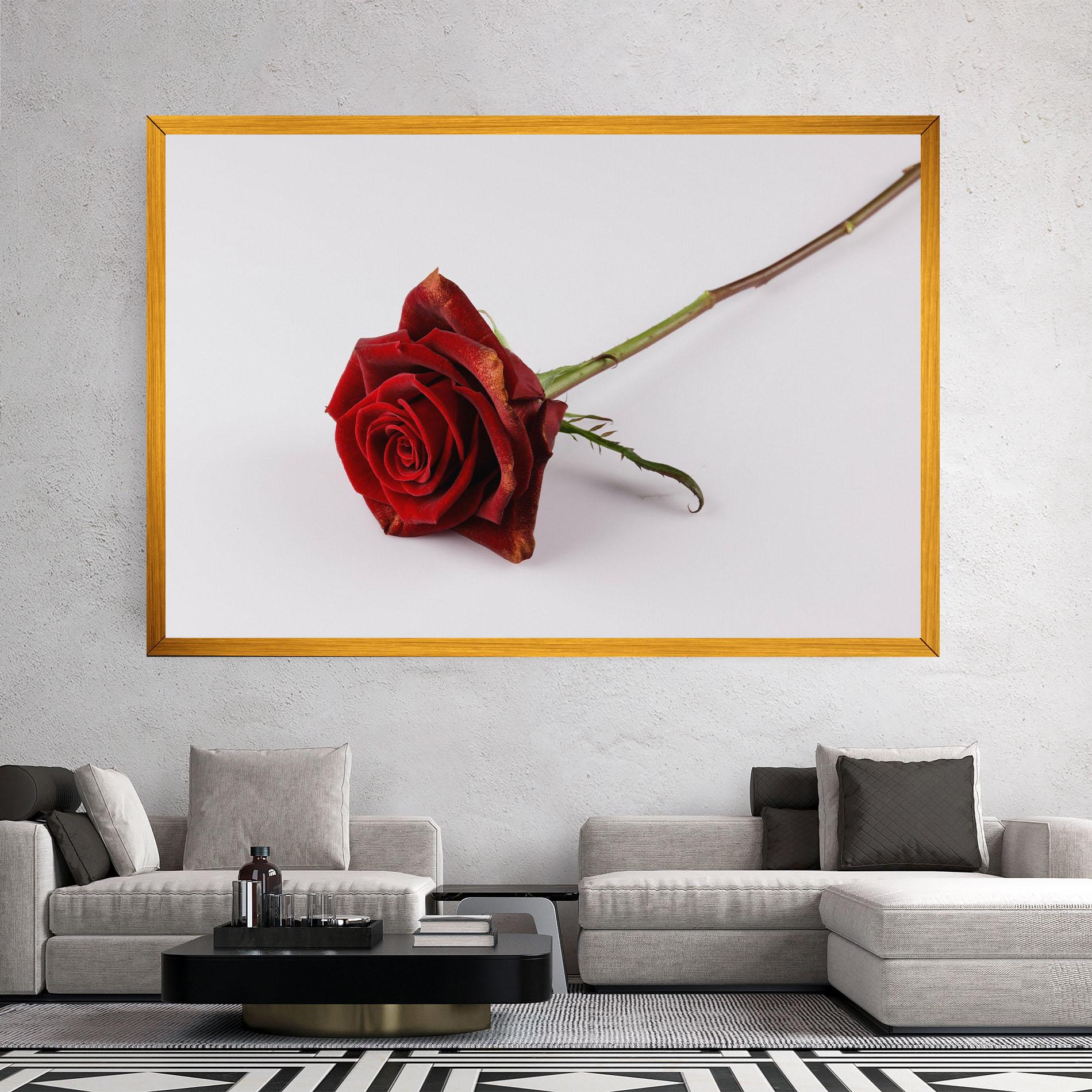 Tablou Canvas Lonely Rose mockup 2