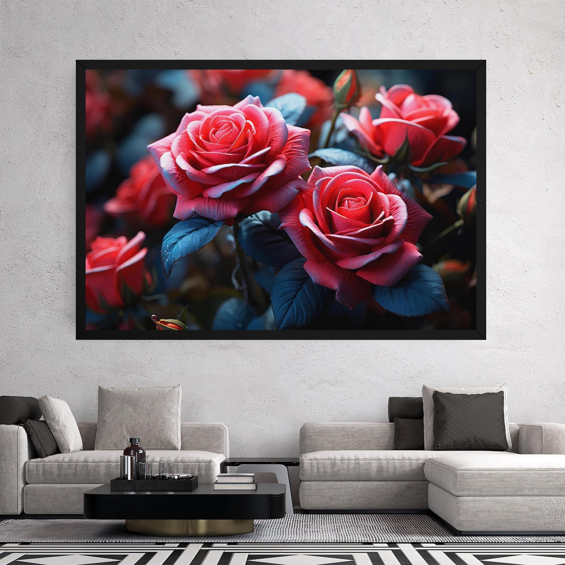 Dark Pink Rose mockup 2